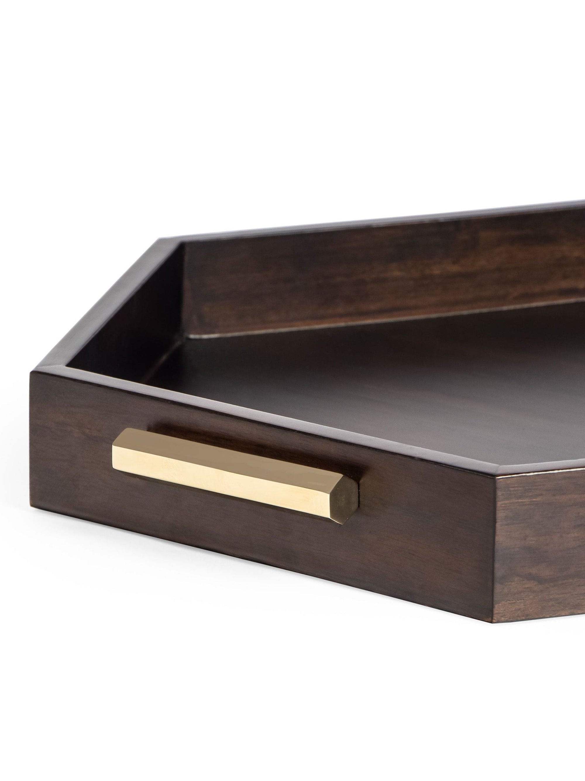 Wooden Hex Tray
