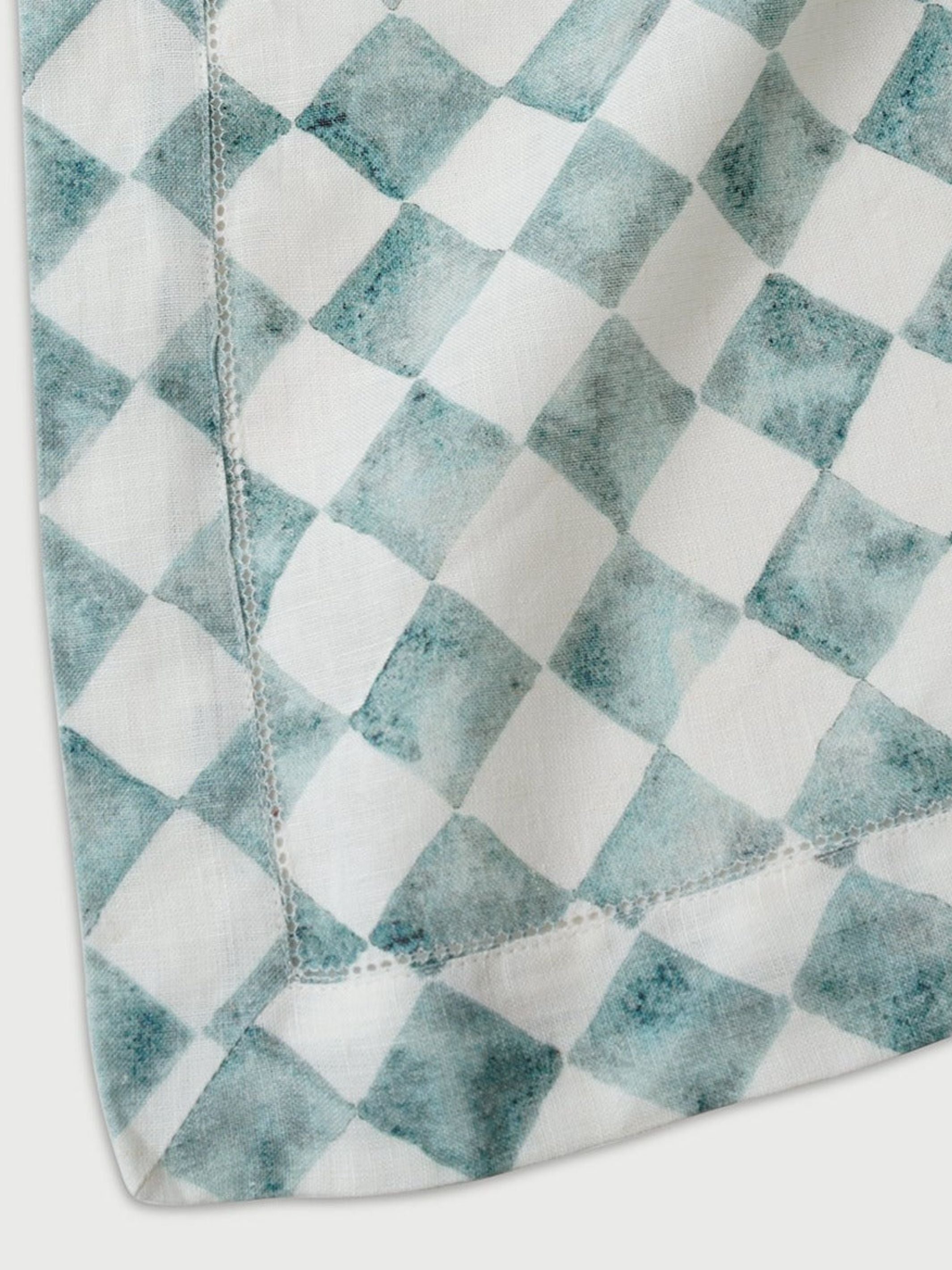 Table Cover - Checker Blue