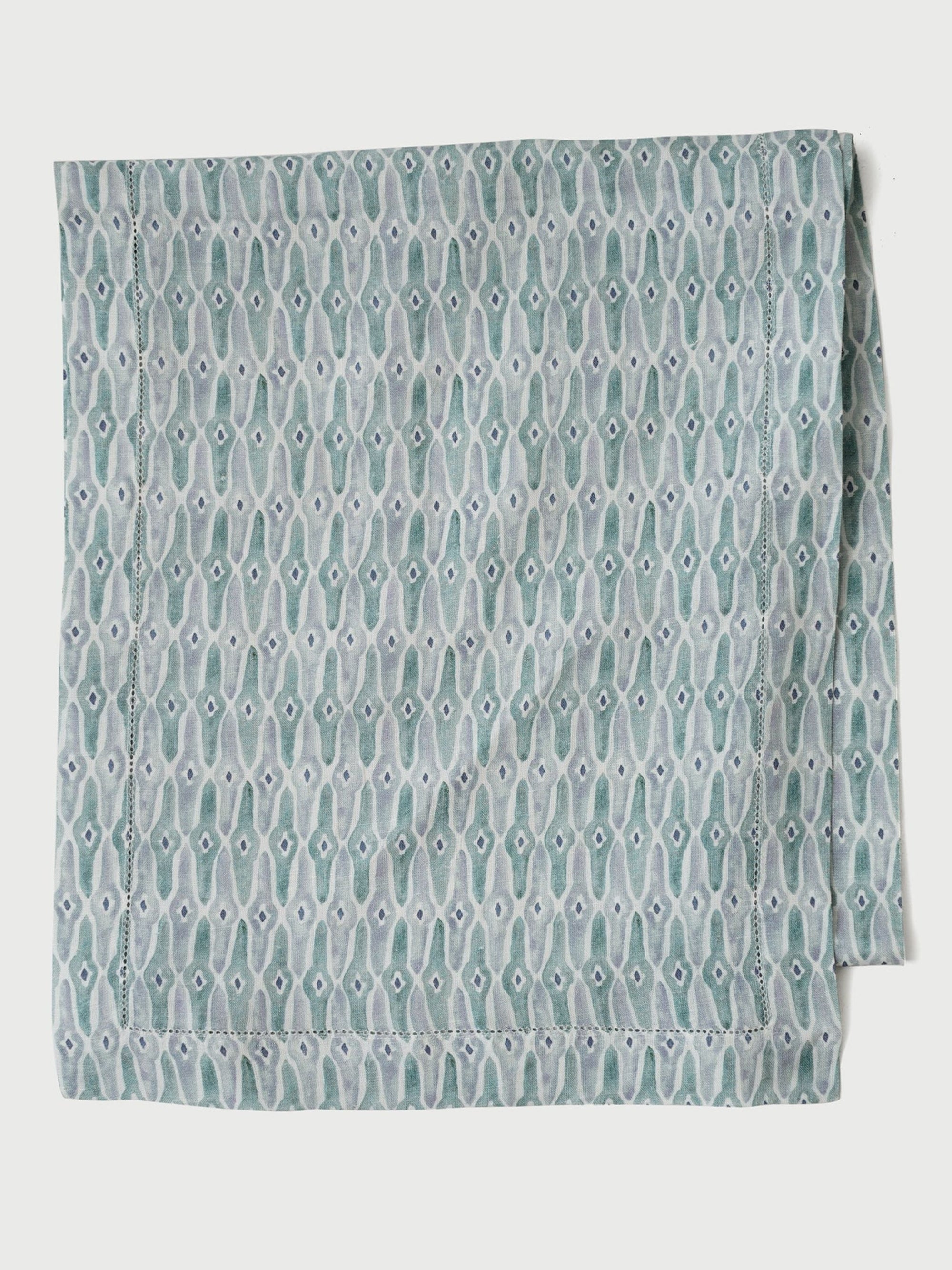 Table Runner - Mosaic Blue