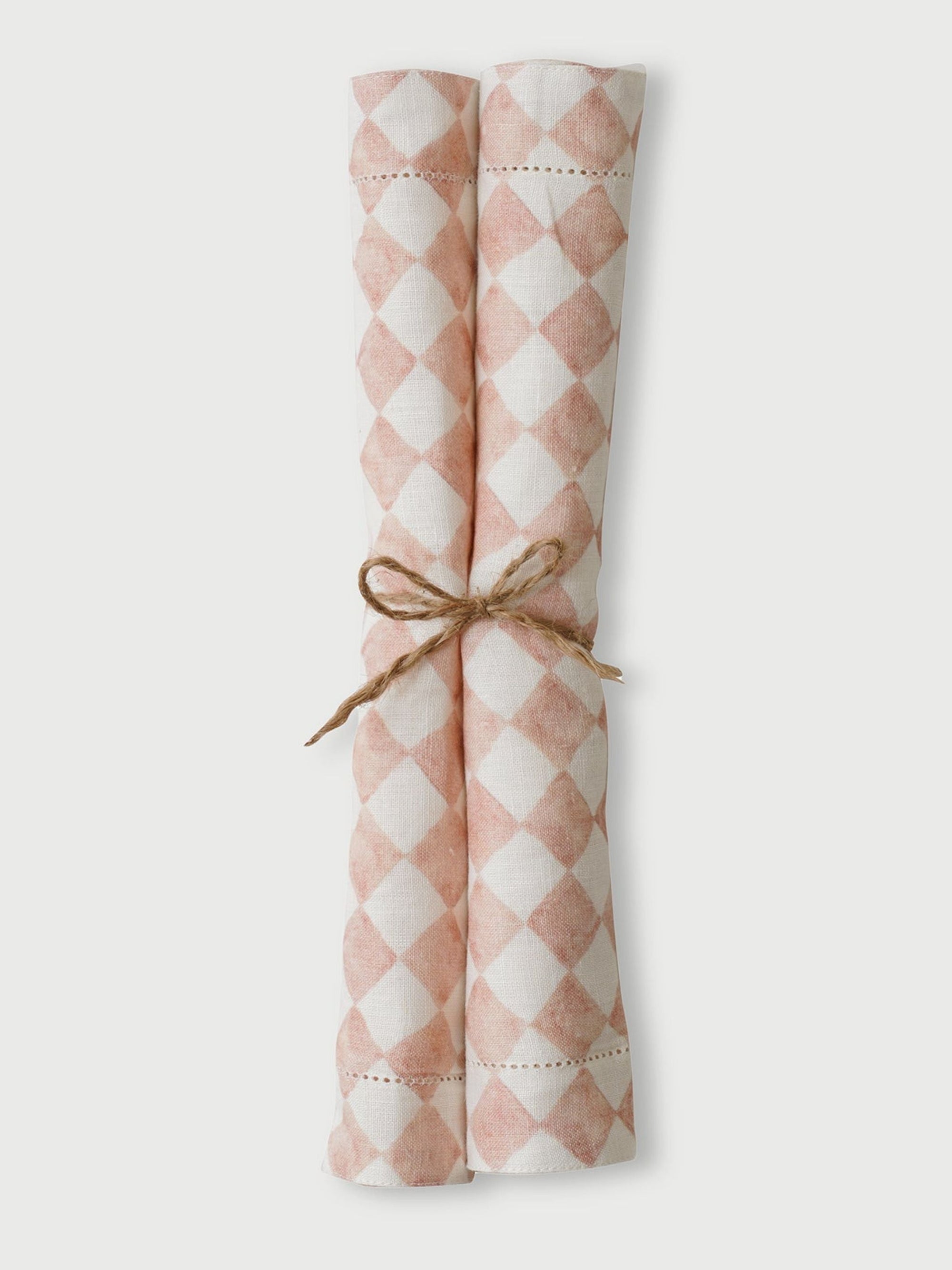 Table Mat - Checker Blush