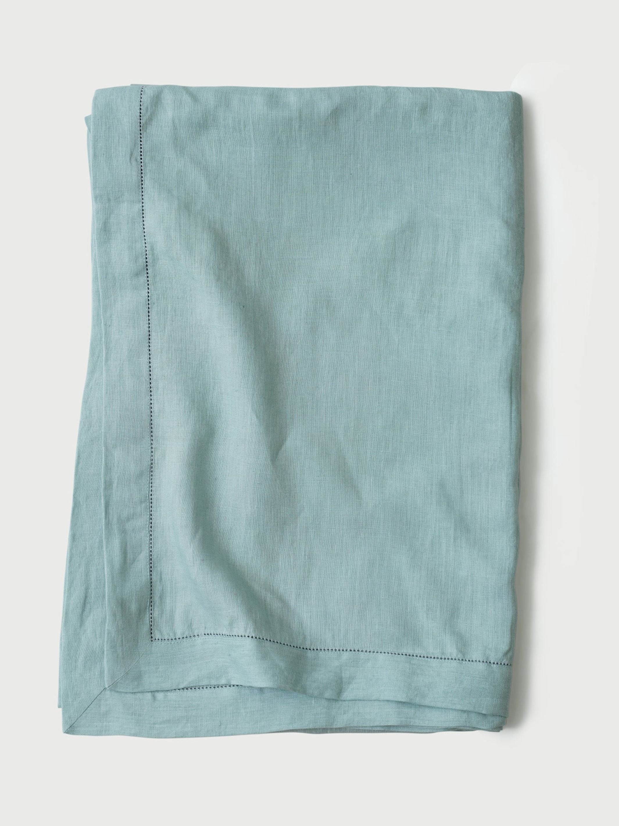 Linen Table Cover - Powder Blue