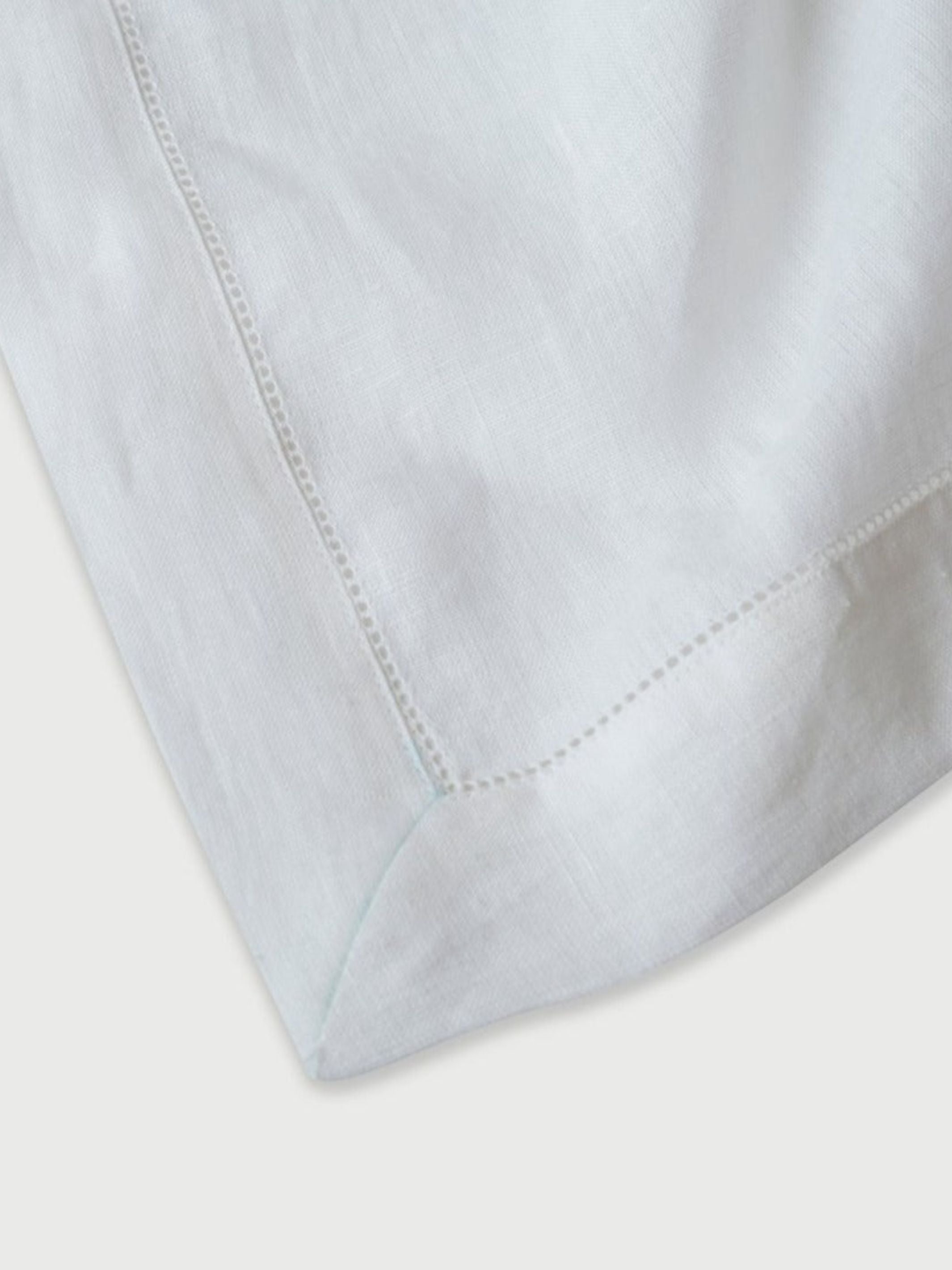 White Linen Table Cover