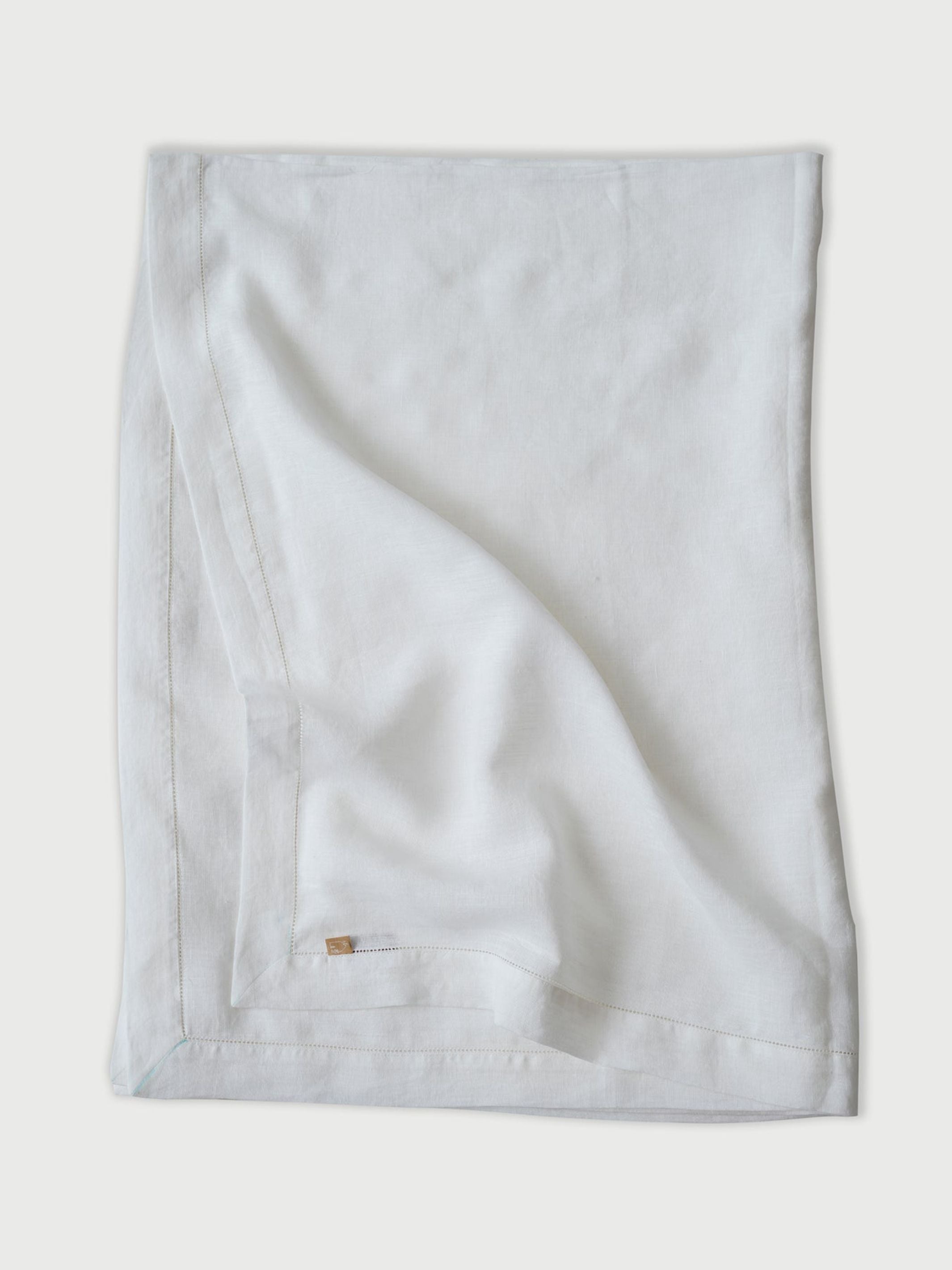 White Linen Table Cover