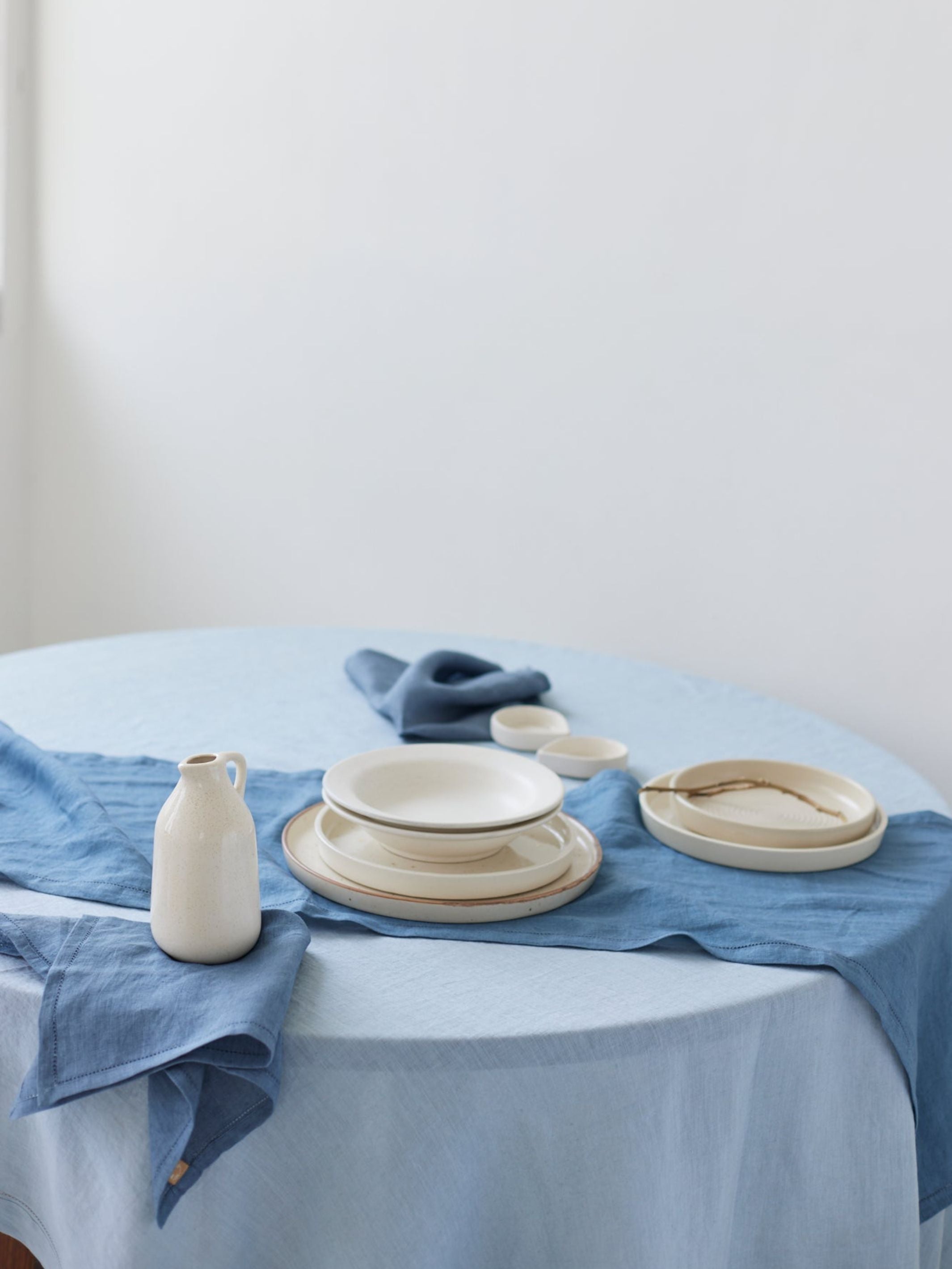 Table Cover - Baby Linen Blue