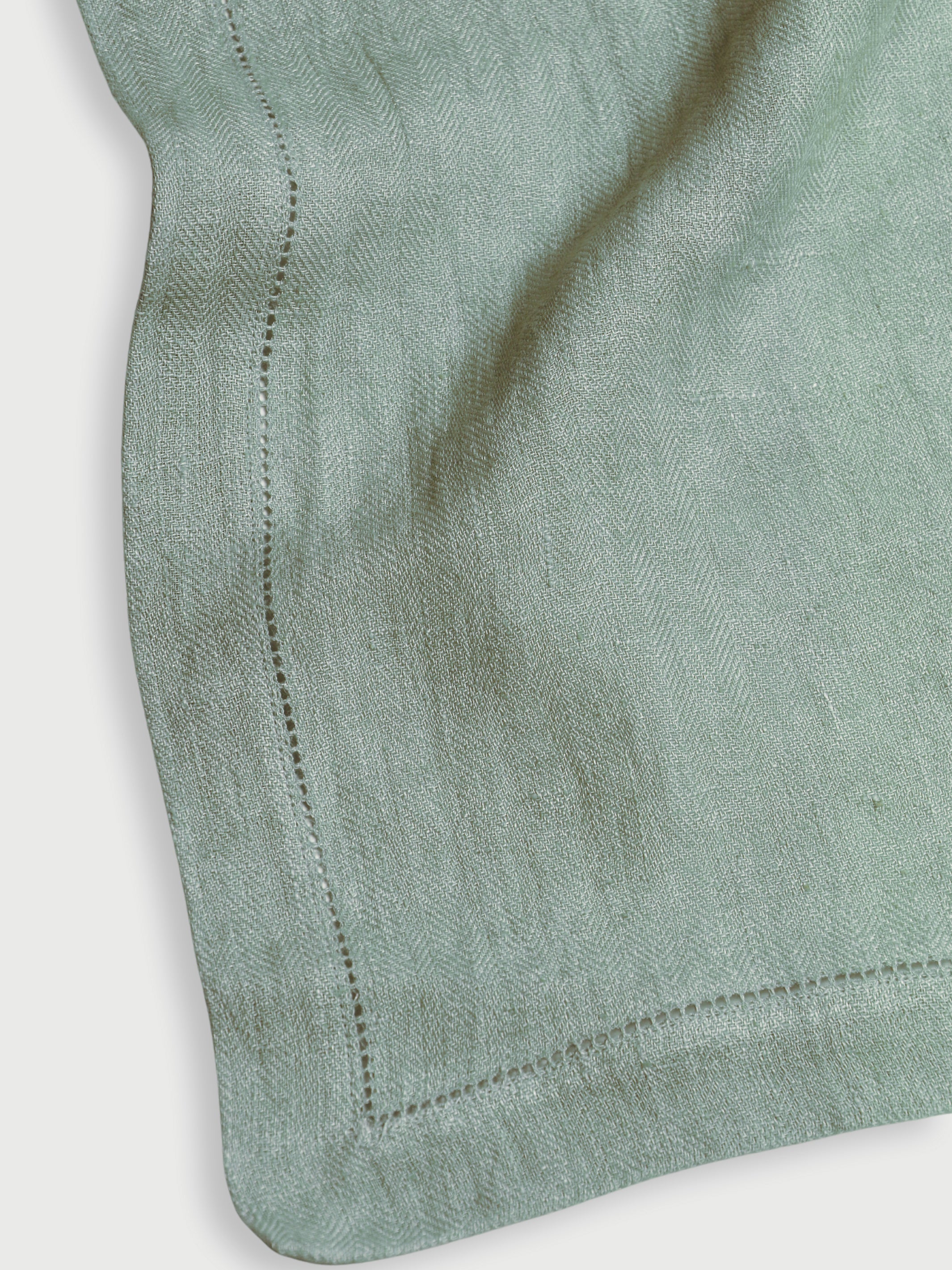 Herringbone Linen Table Napkins Set of 2