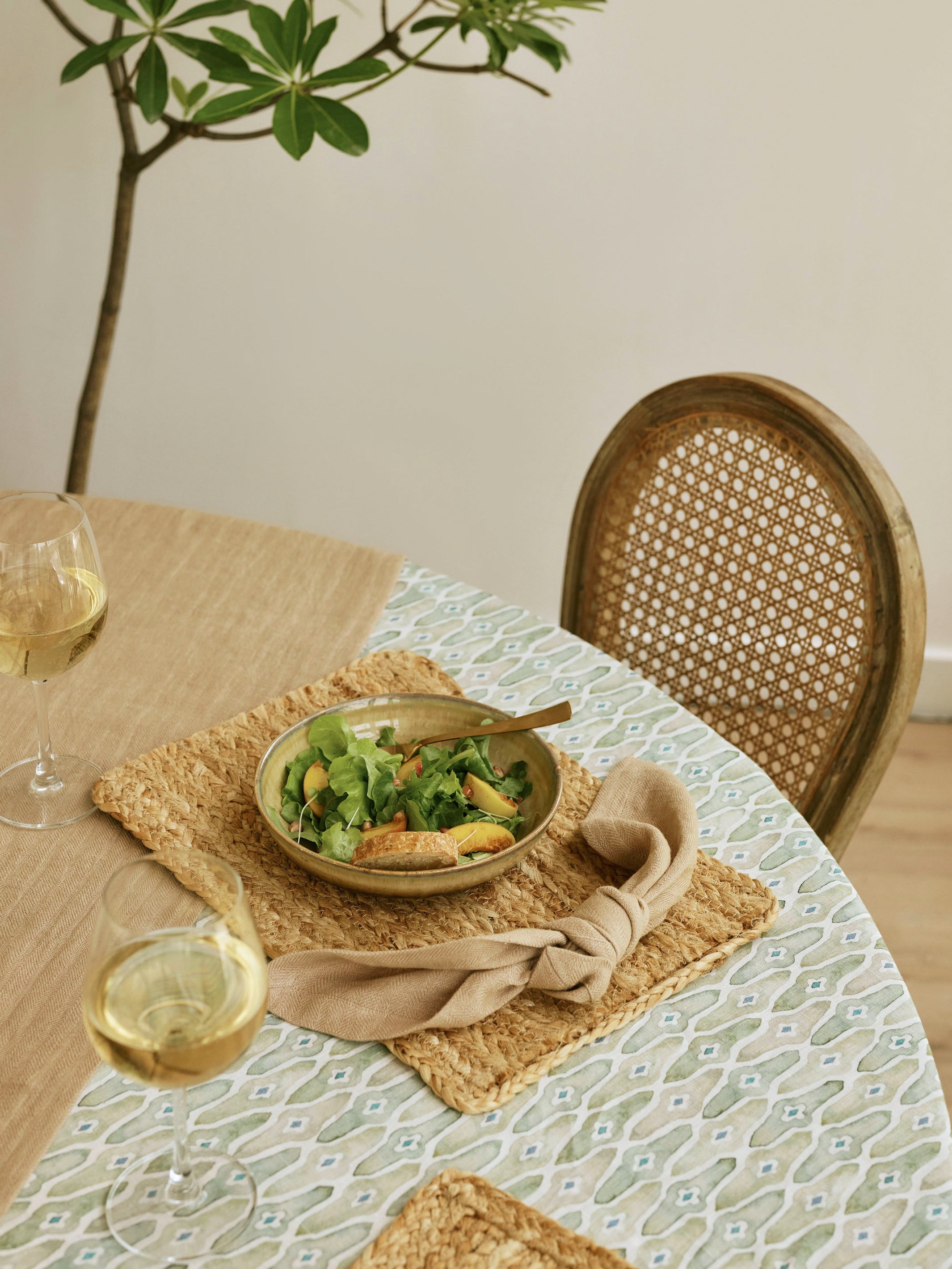 Herringbone Linen Table Napkins Set of 2