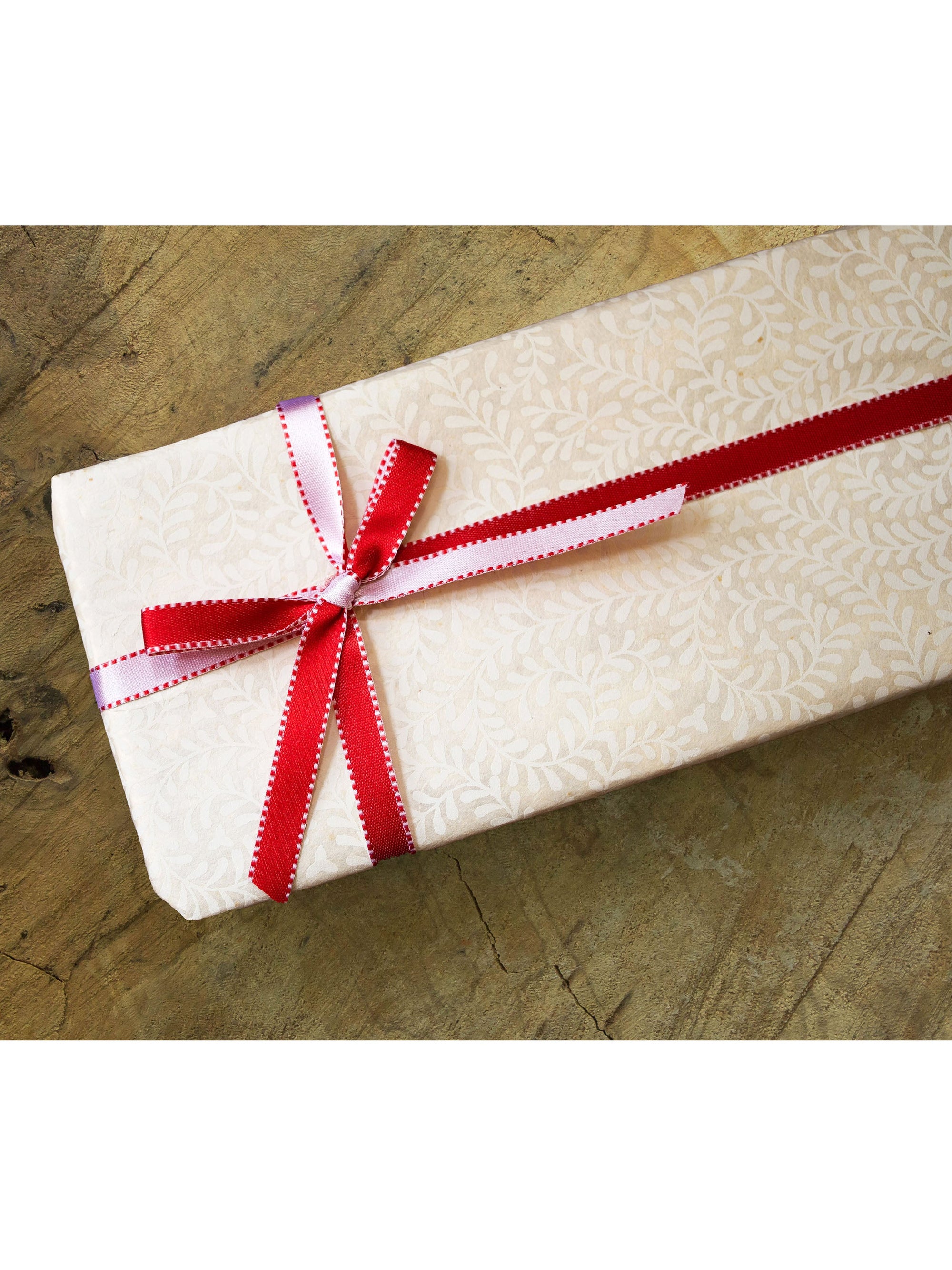 Reversible Red With White Ribbon