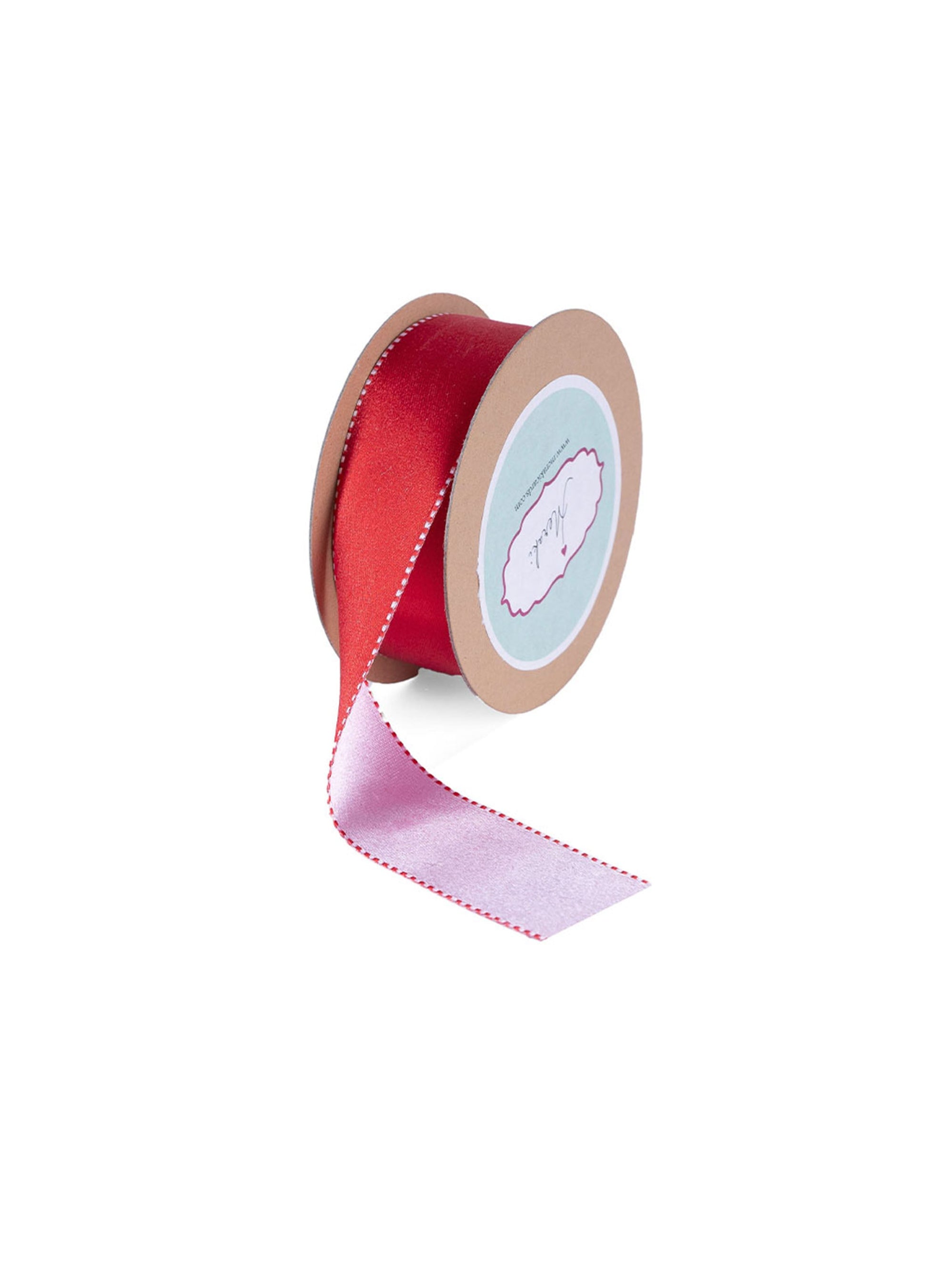 Reversible Red With White Ribbon