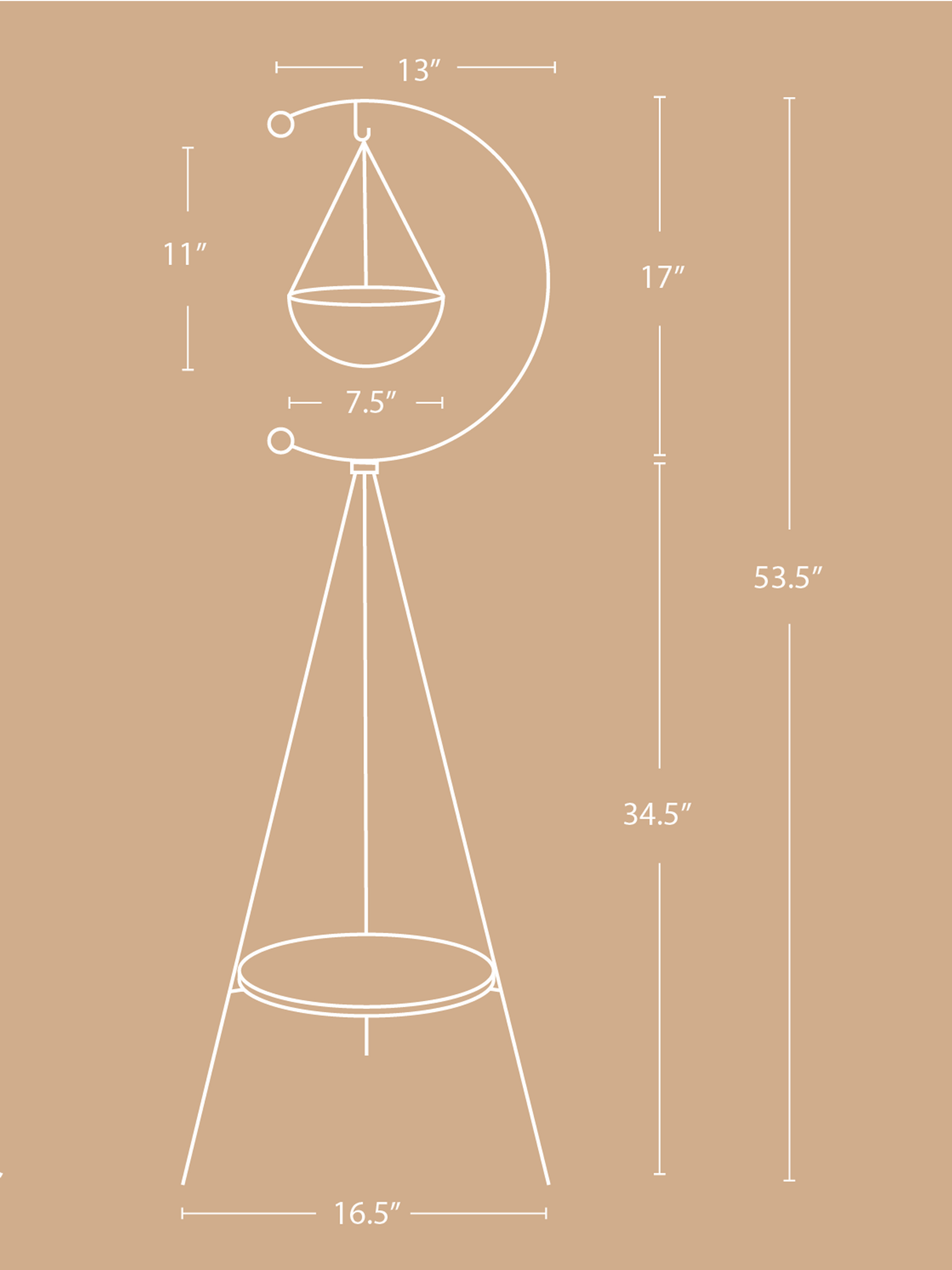 Muun Tripod Planter