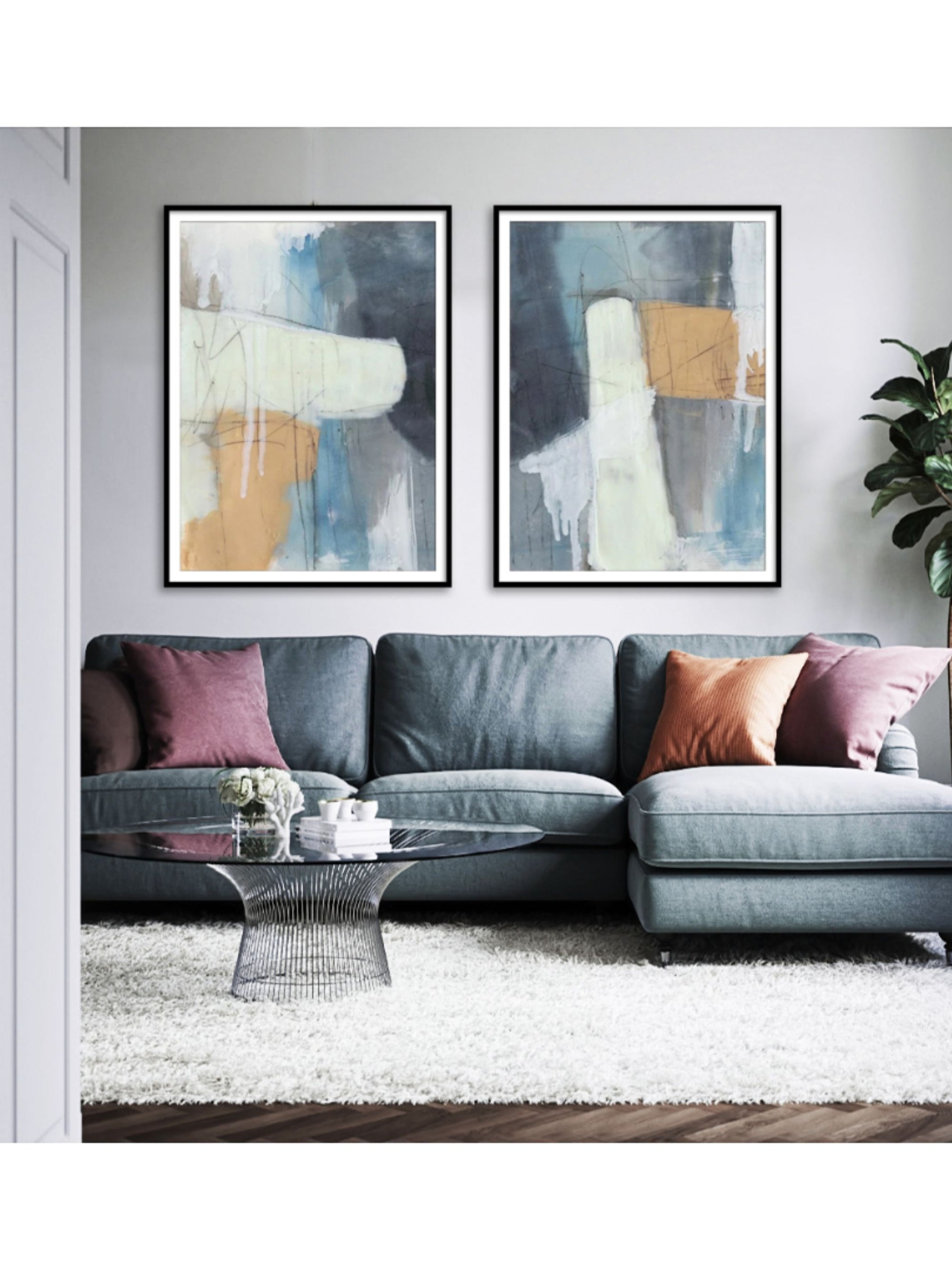 Wall Prints - Wax Falls II