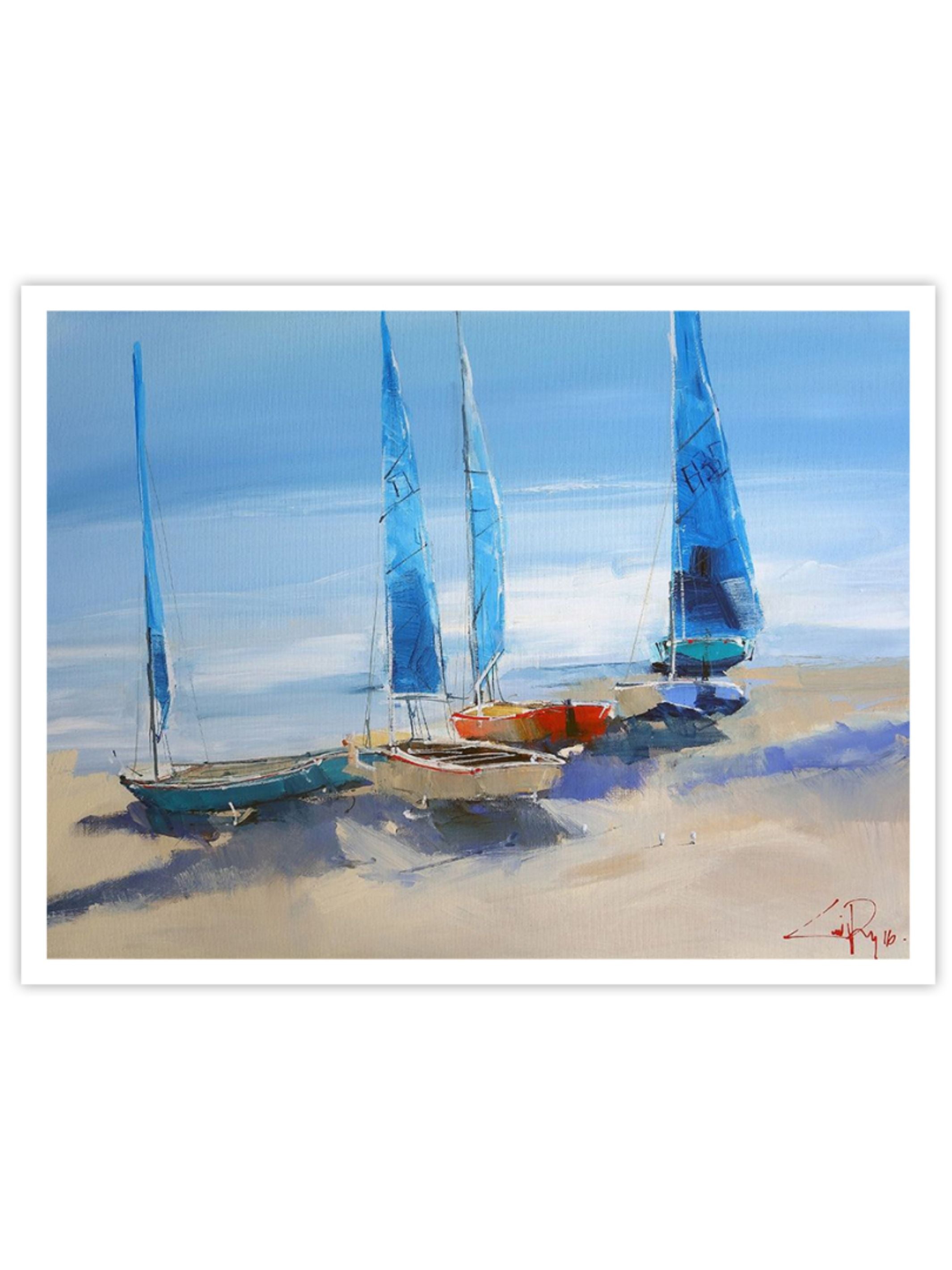 Wall Prints - Before the Sail