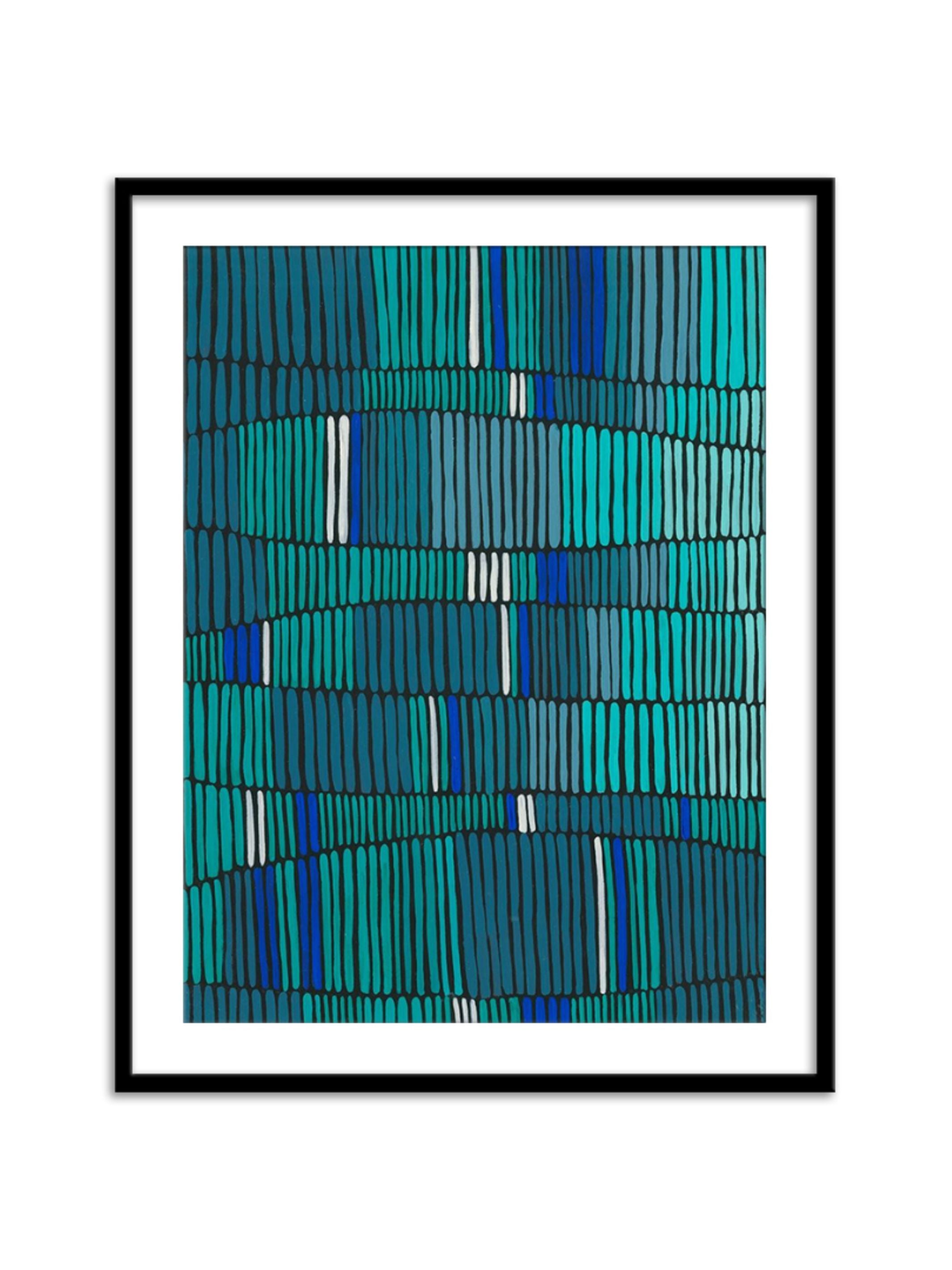 Wall Prints - Teal Tribal II