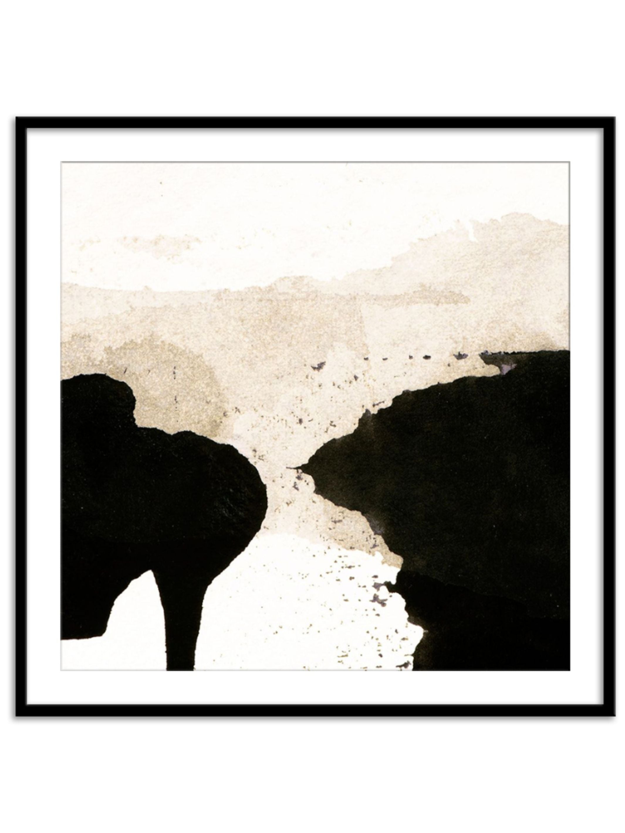 Wall Prints - Ink Cliff II