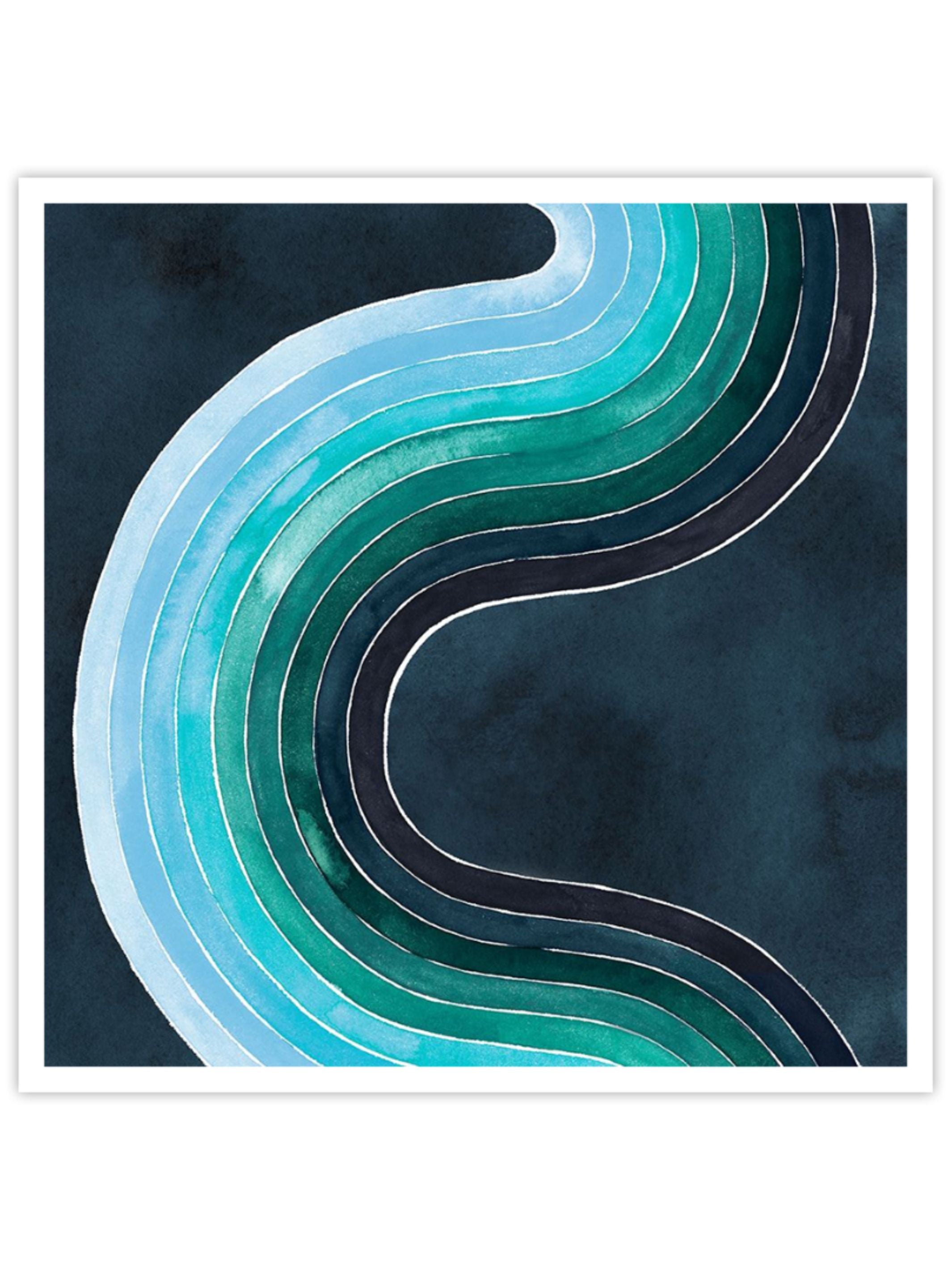 Wall Prints - Mid Century Current II