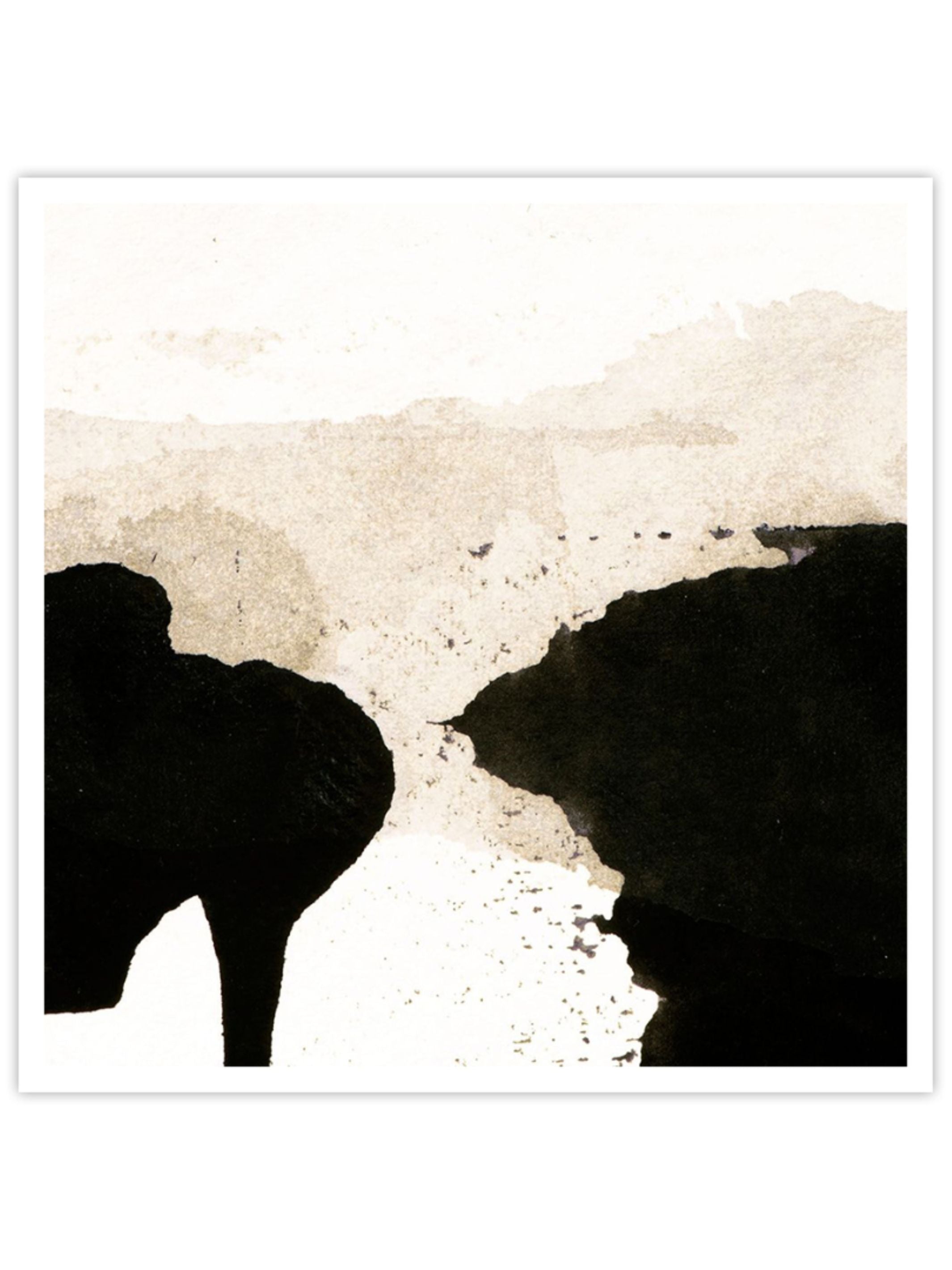 Wall Prints - Ink Cliff II