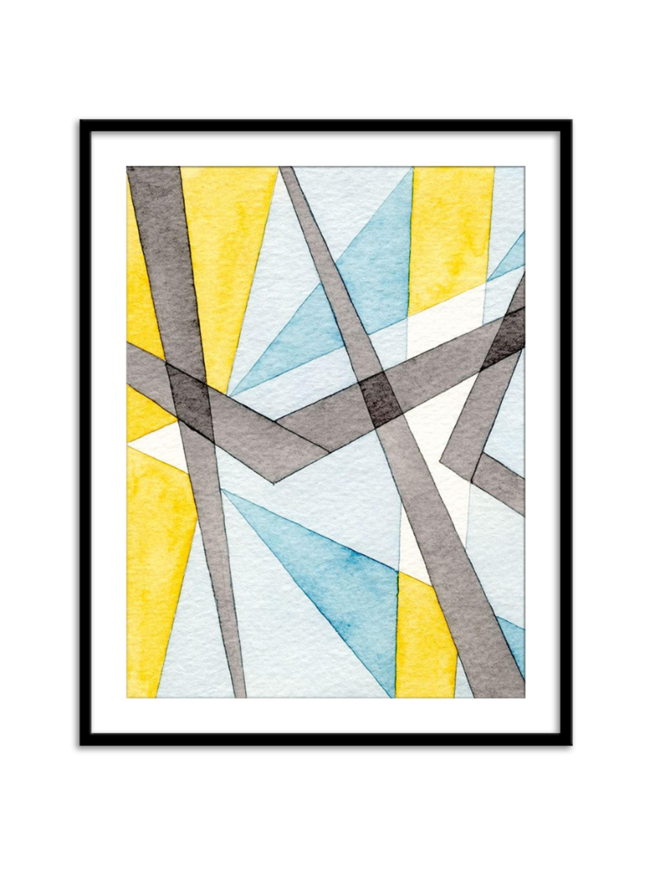 Wall Prints - Converging Angles I