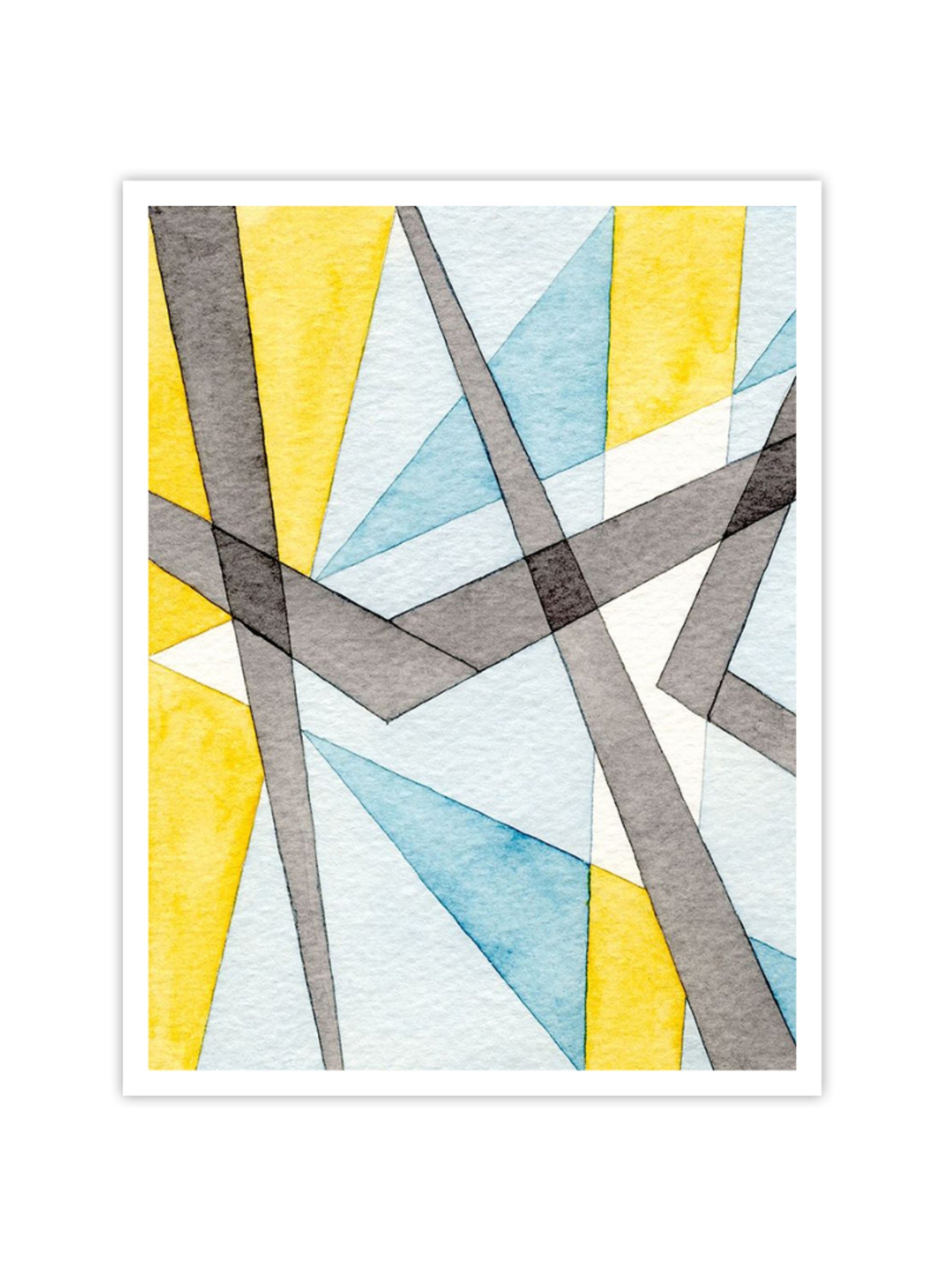 Wall Prints - Converging Angles I