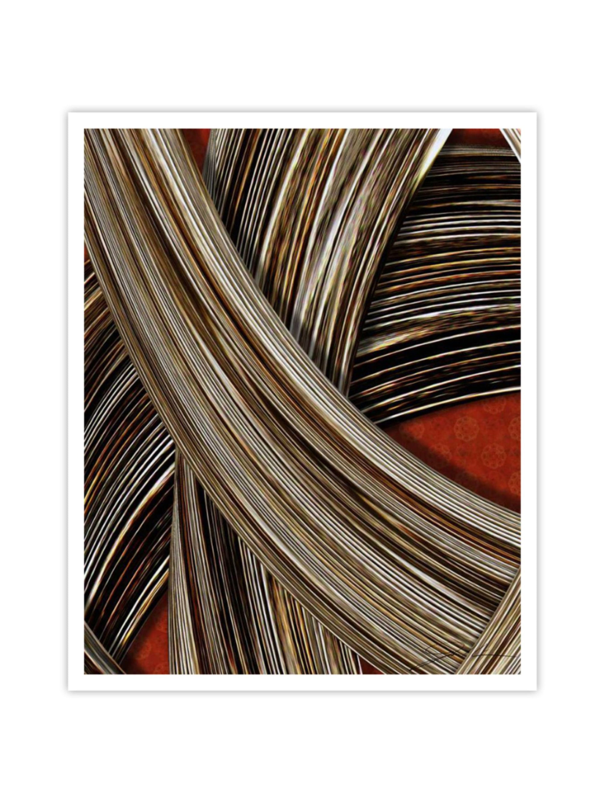 Wall Prints - Tangle Tile I
