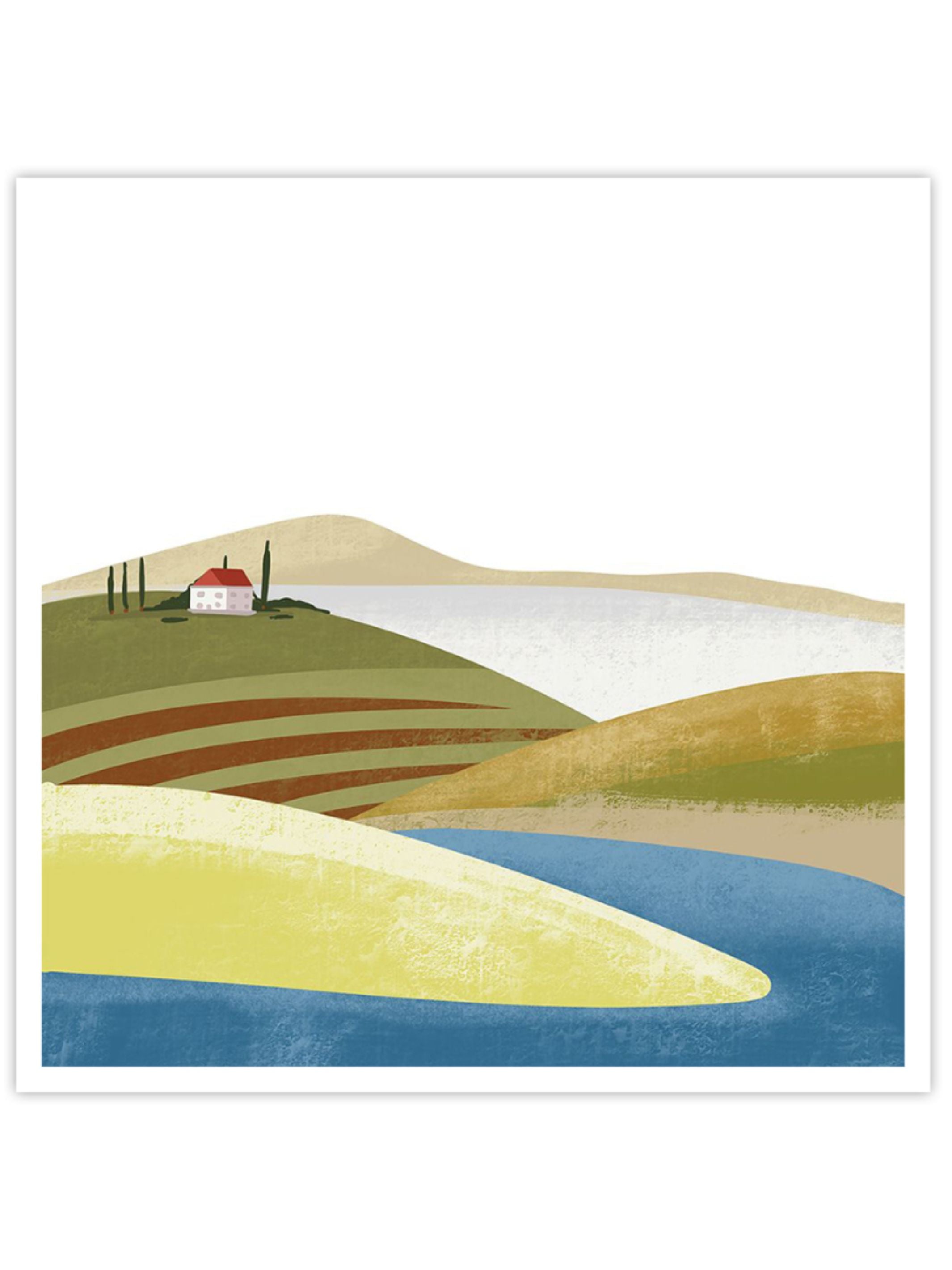 Wall Prints - Illustrated Mediteranean I