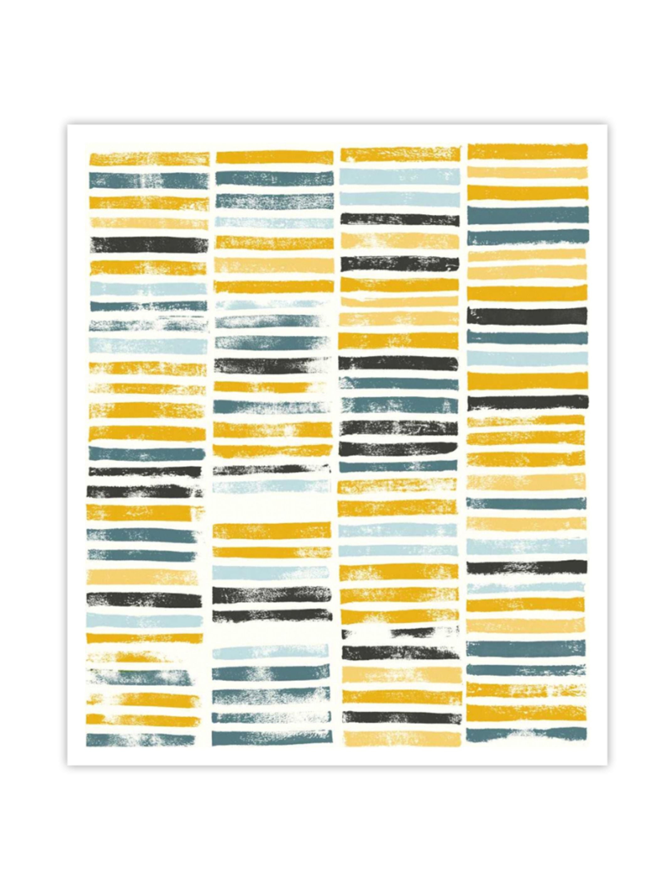 Wall Prints - Saffron Block Print II