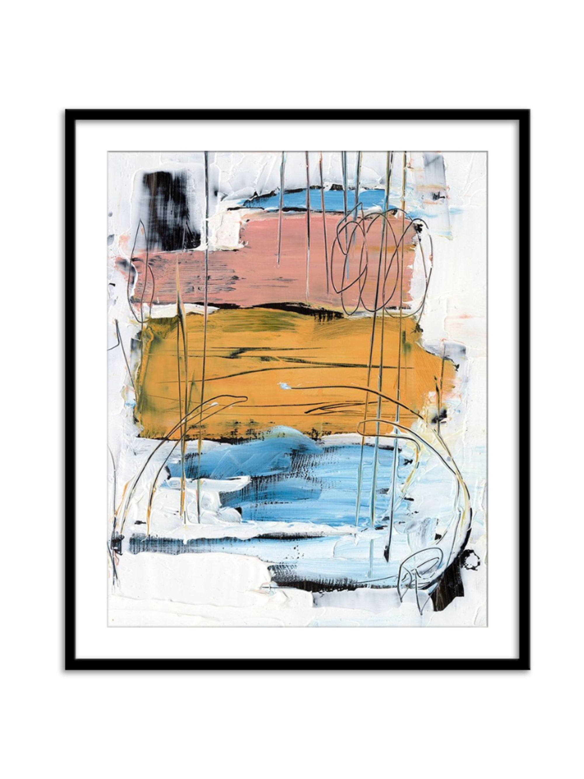Wall Prints - Stacked Together I