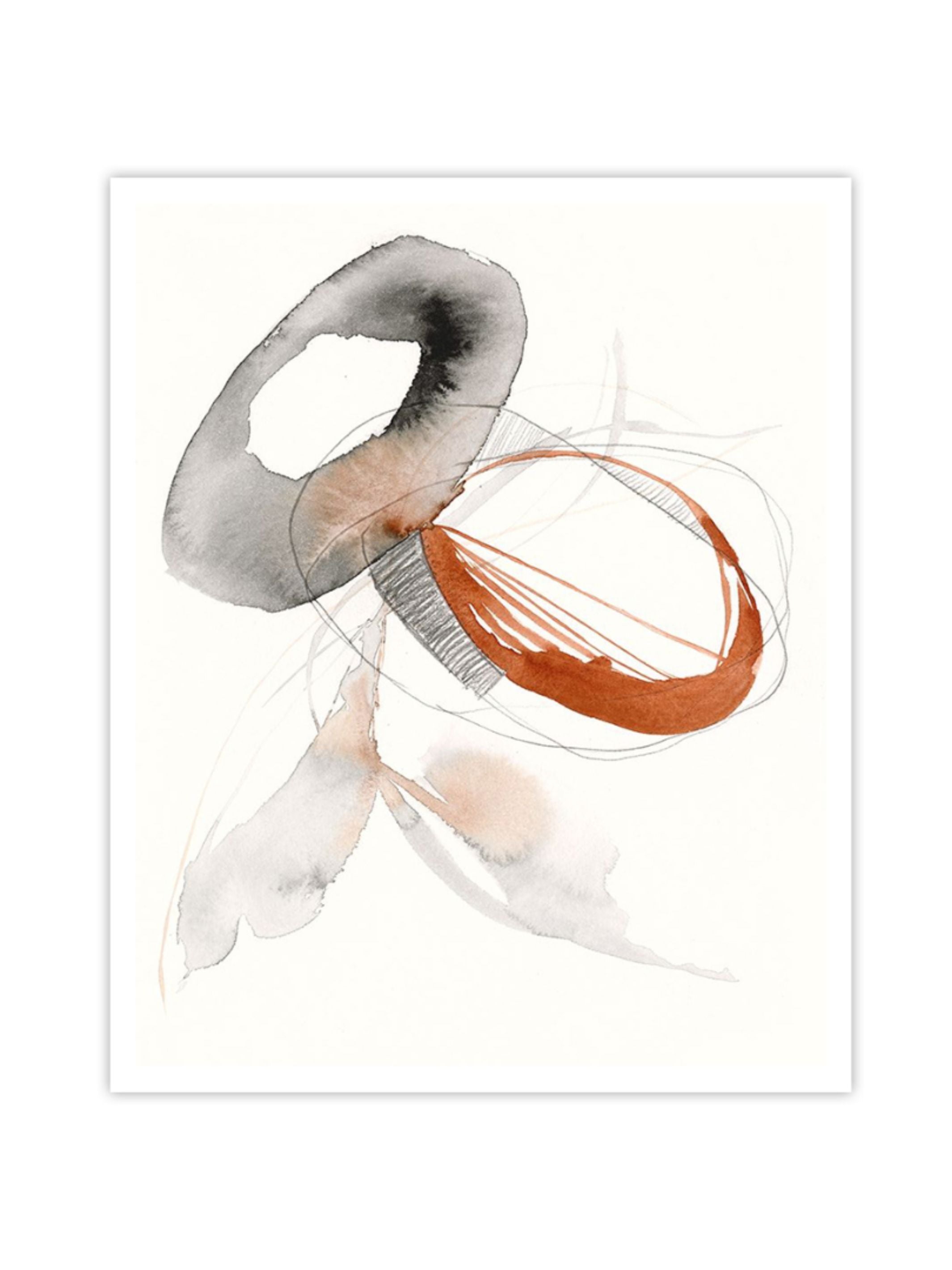 Wall Prints - Sienna Rounds I