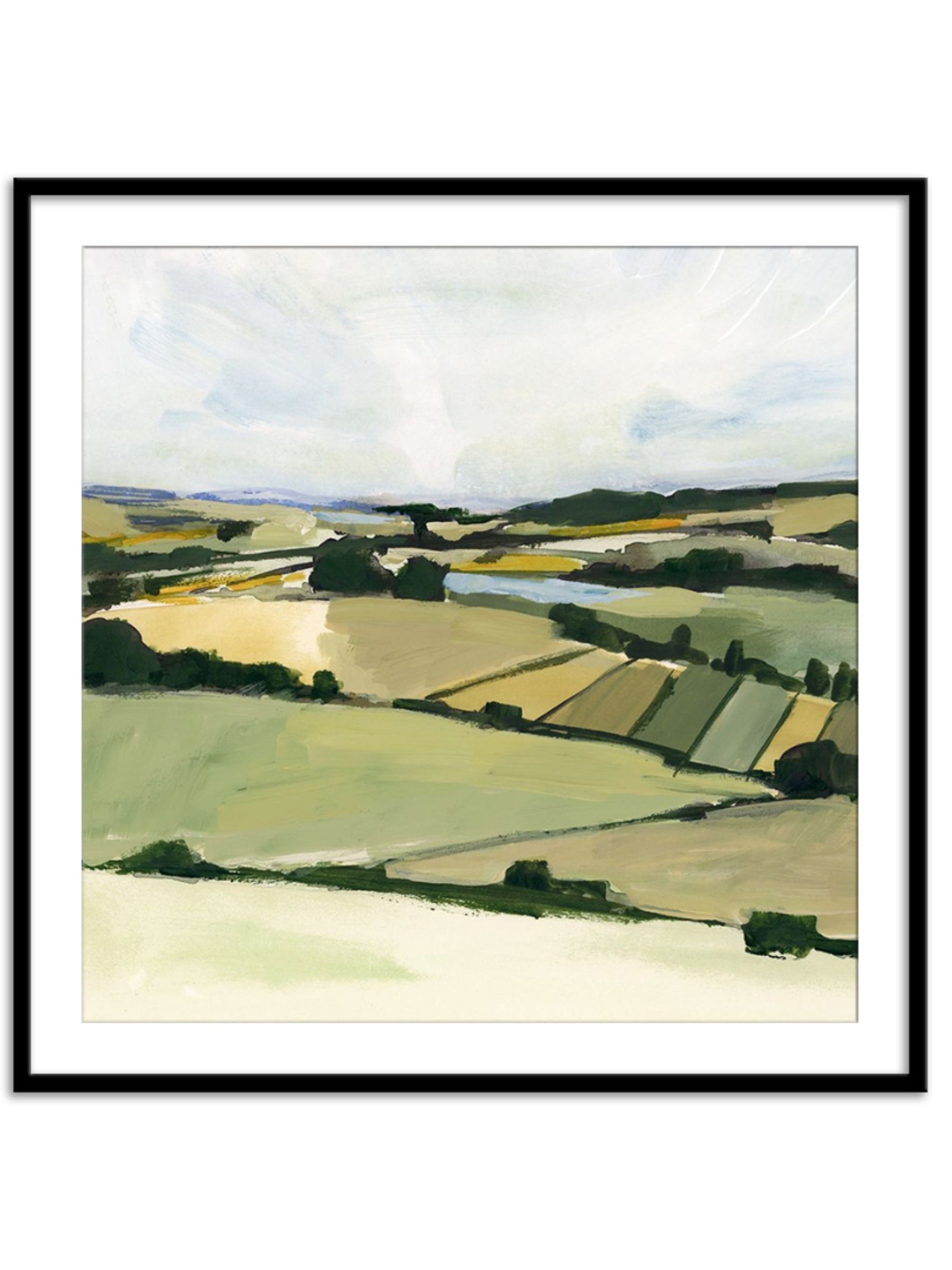 Wall Prints - Patchy Landscape II