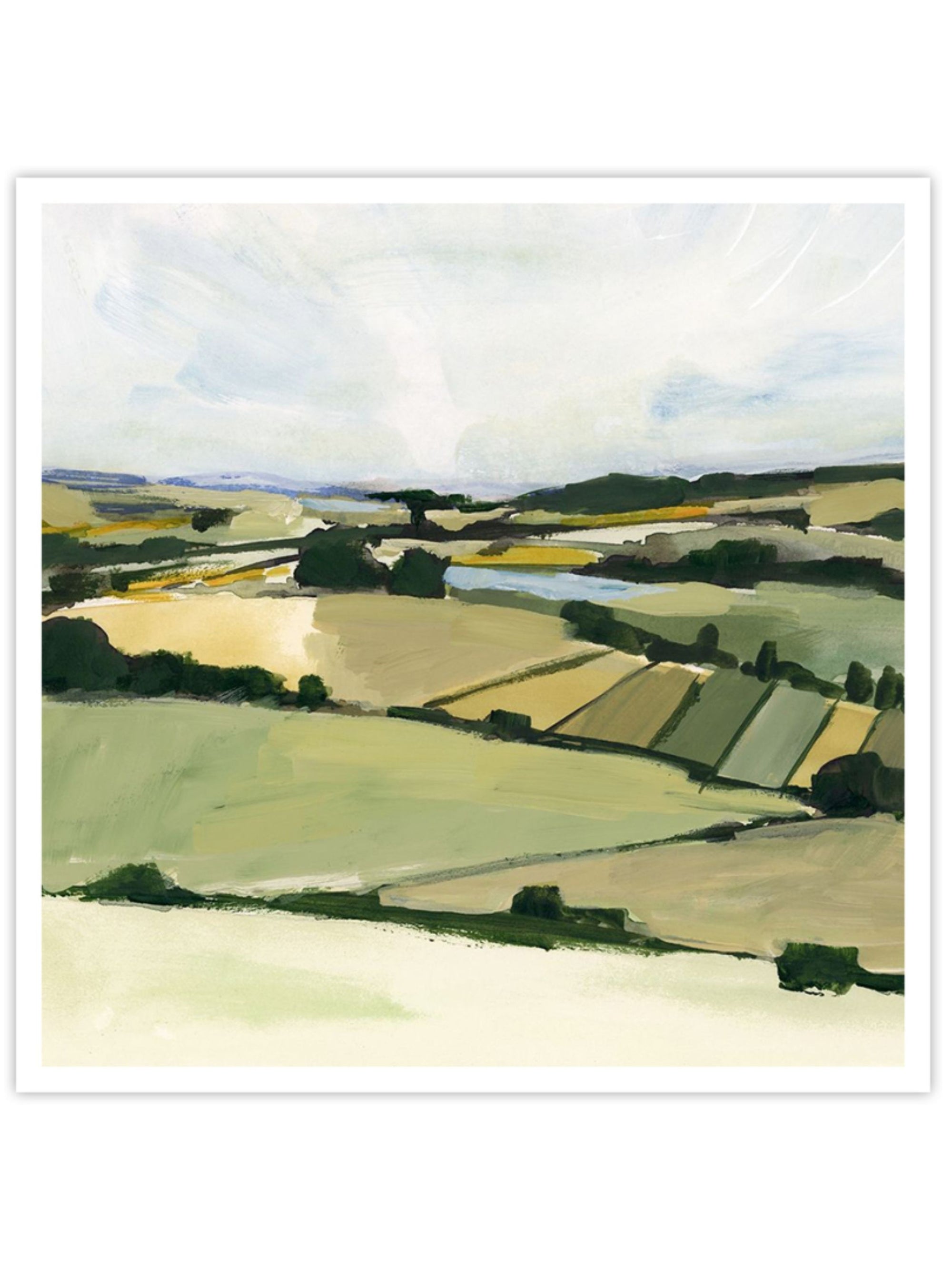 Wall Prints - Patchy Landscape II