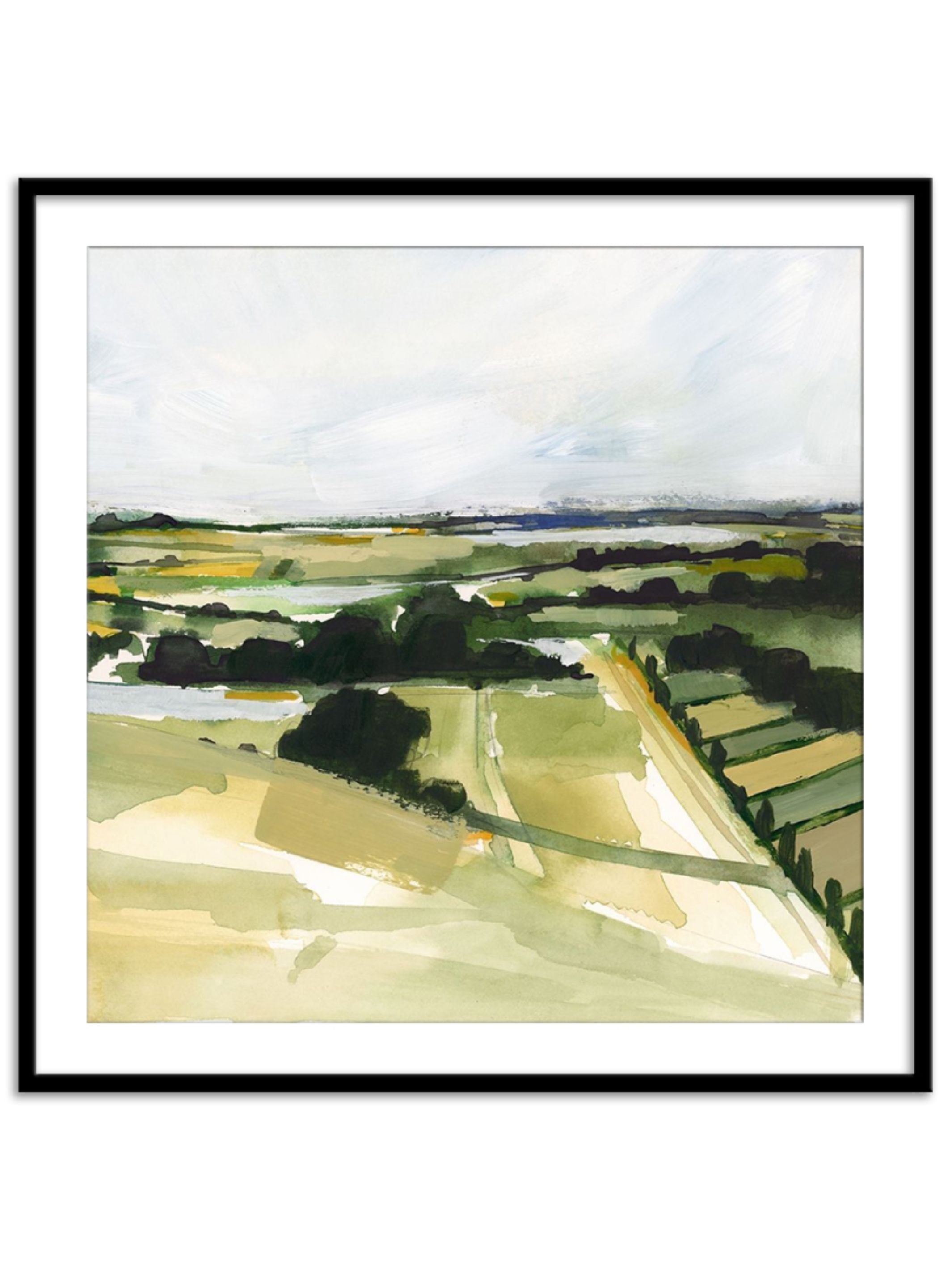 Wall Prints - Patchy Landscape I