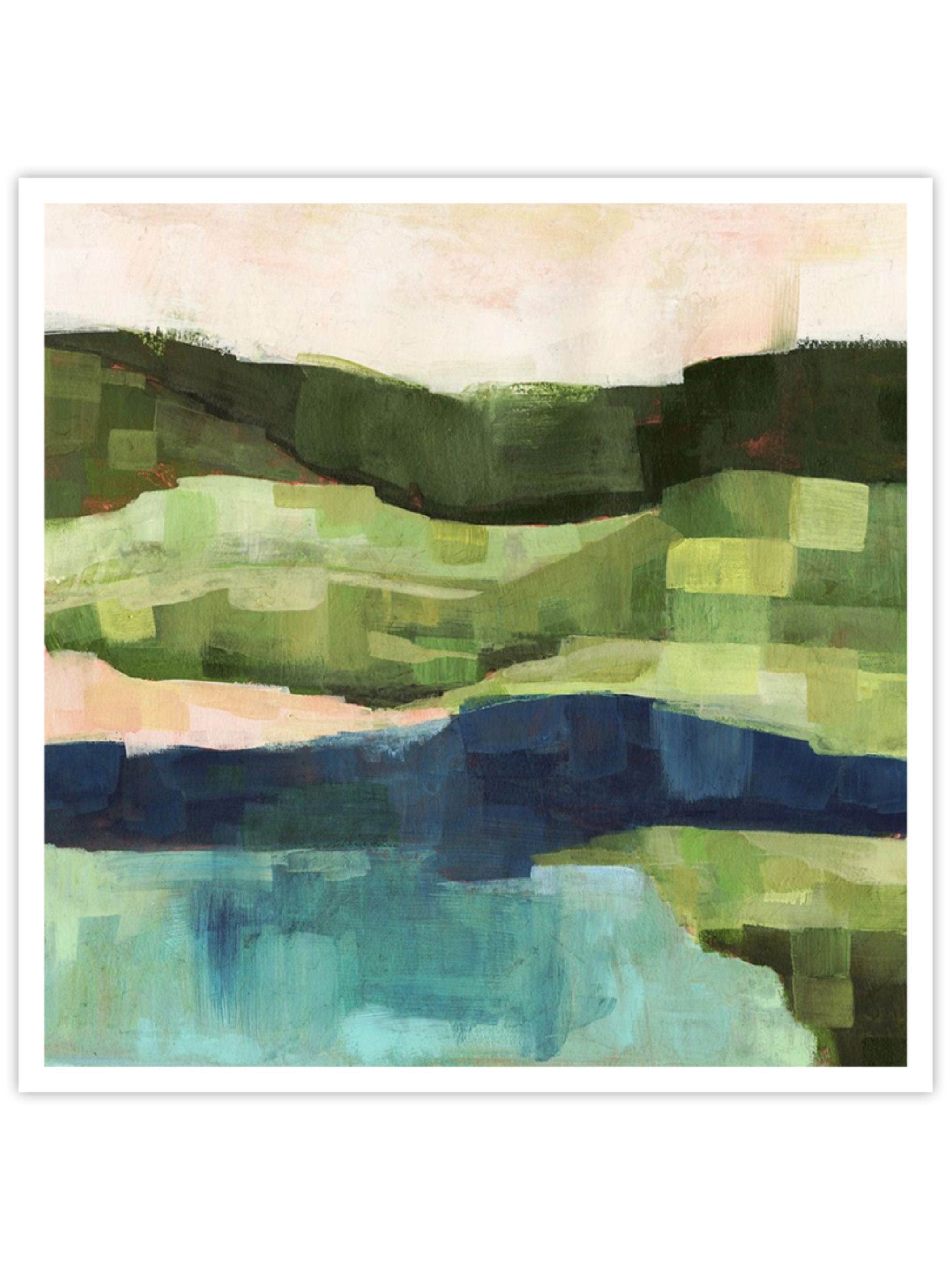 Wall Prints - Pastoral Patchwork I