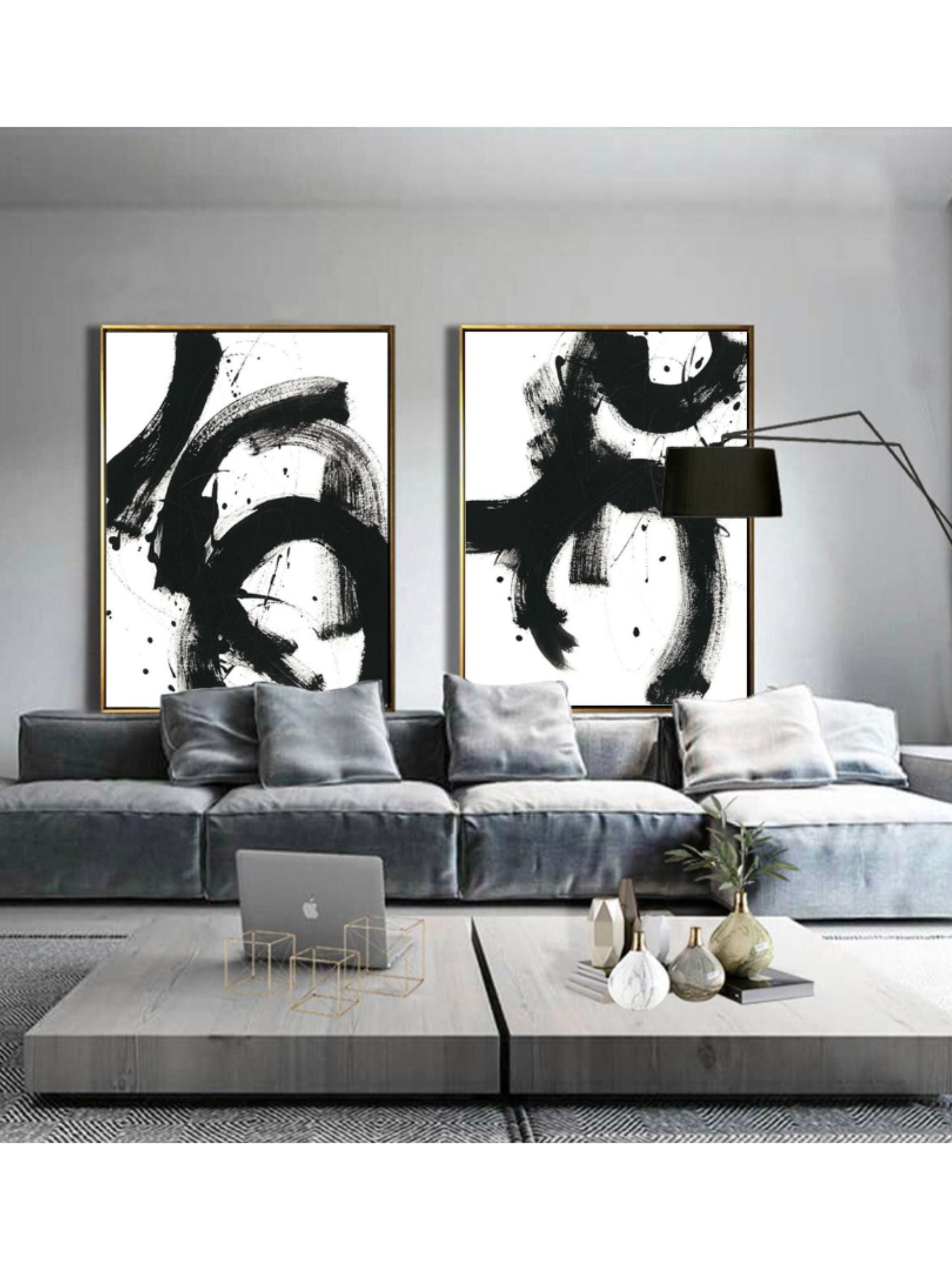 Wall Prints - Onyx Gesture I