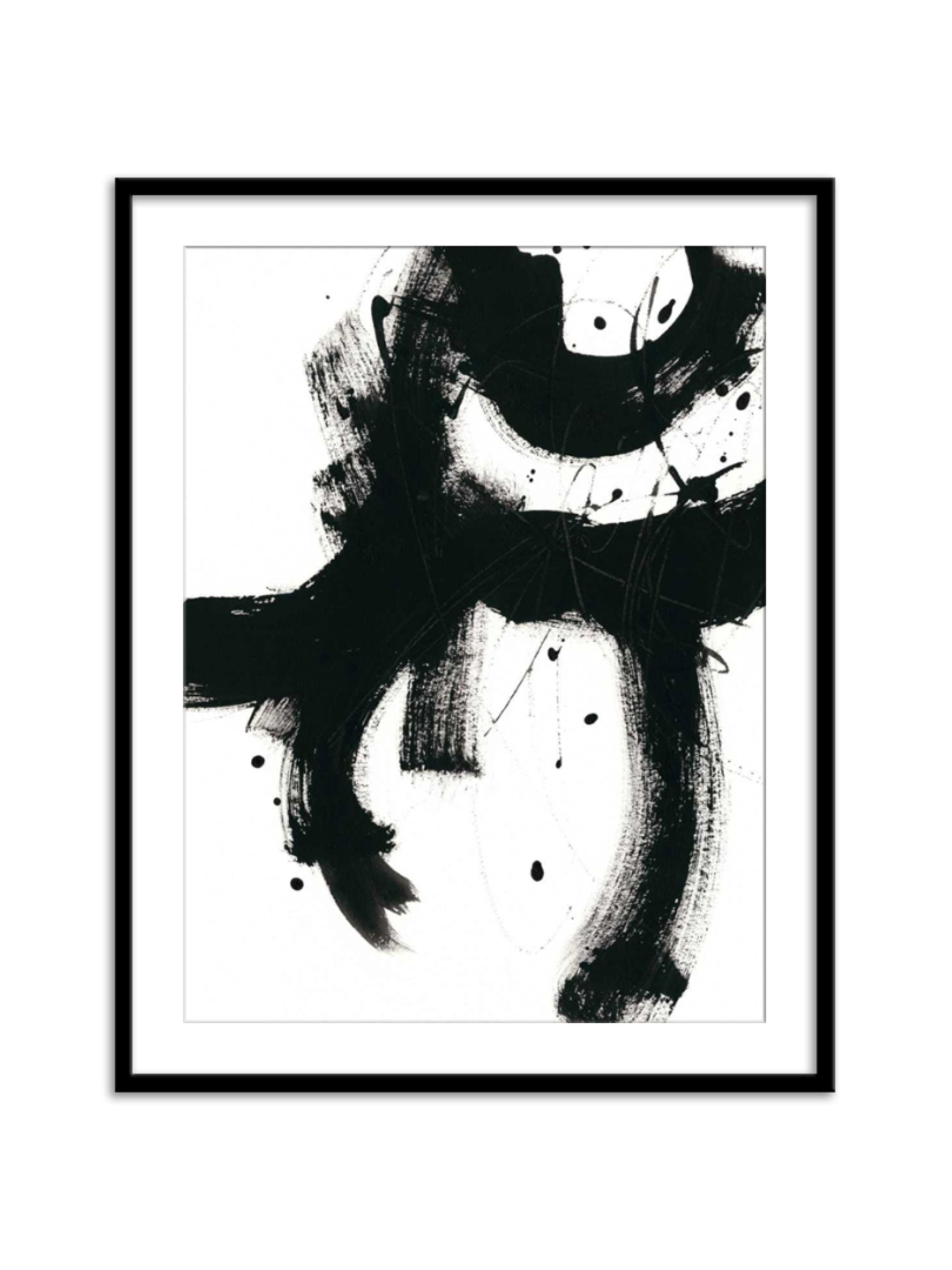 Wall Prints - Onyx Gesture I