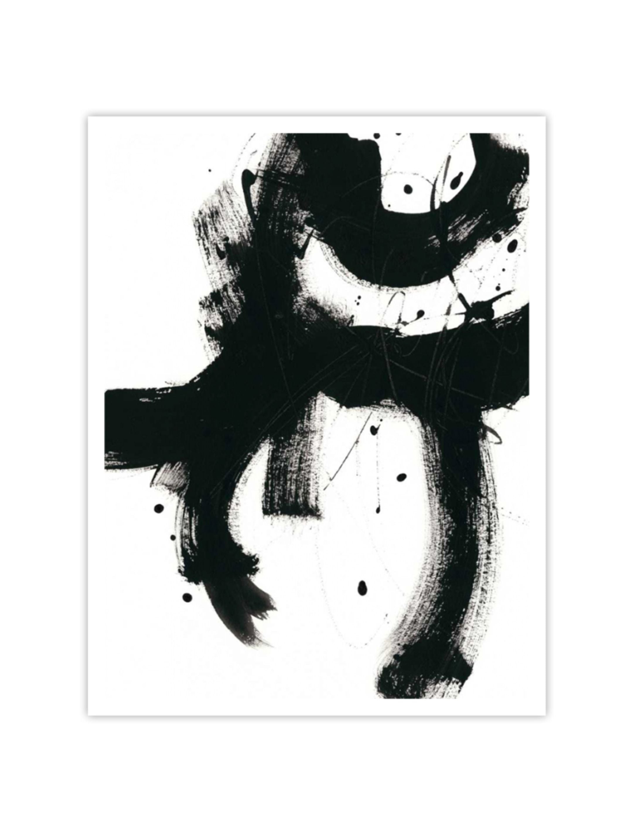 Wall Prints - Onyx Gesture I