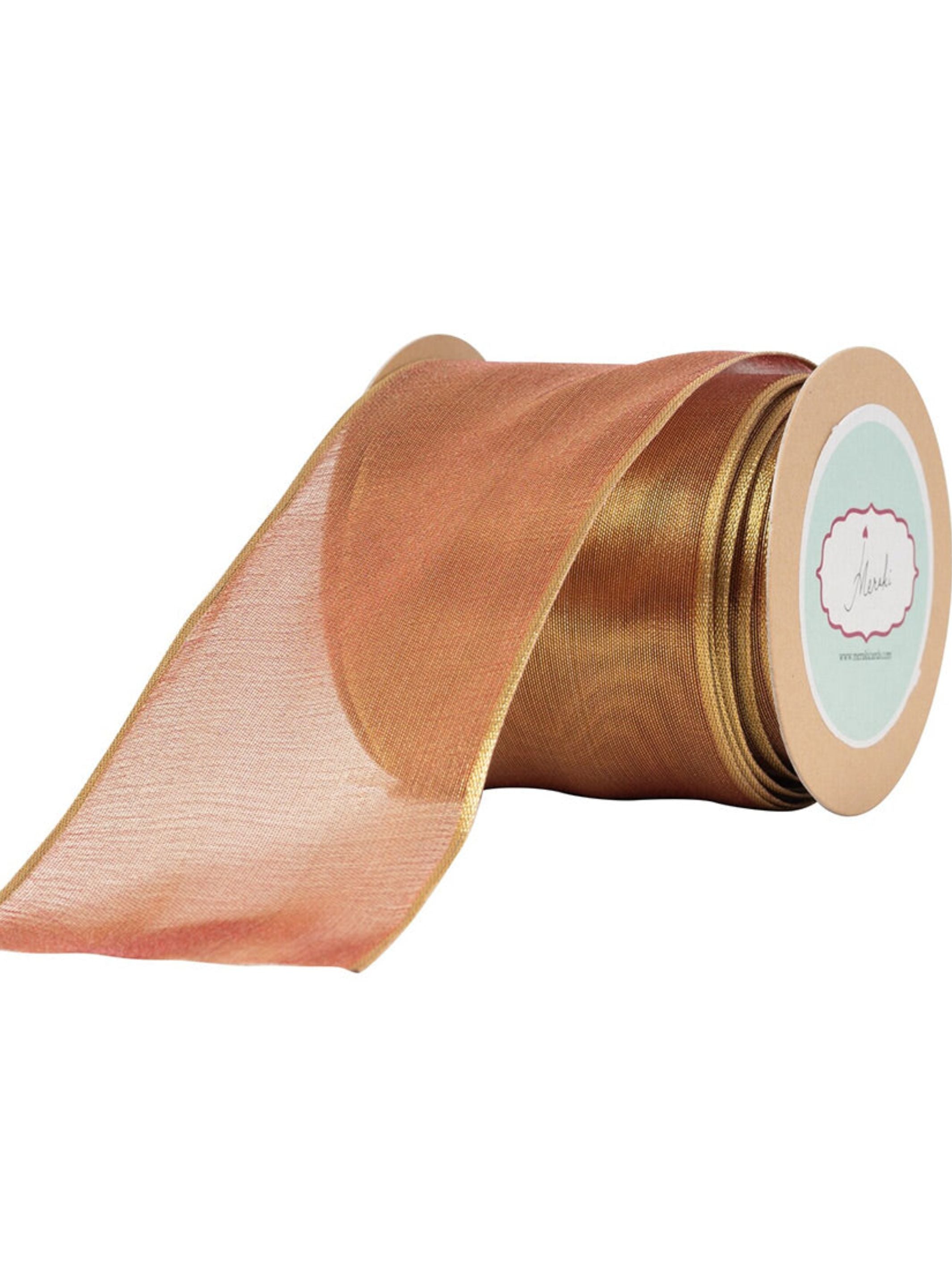 Golden Brown Lurex Ribbon
