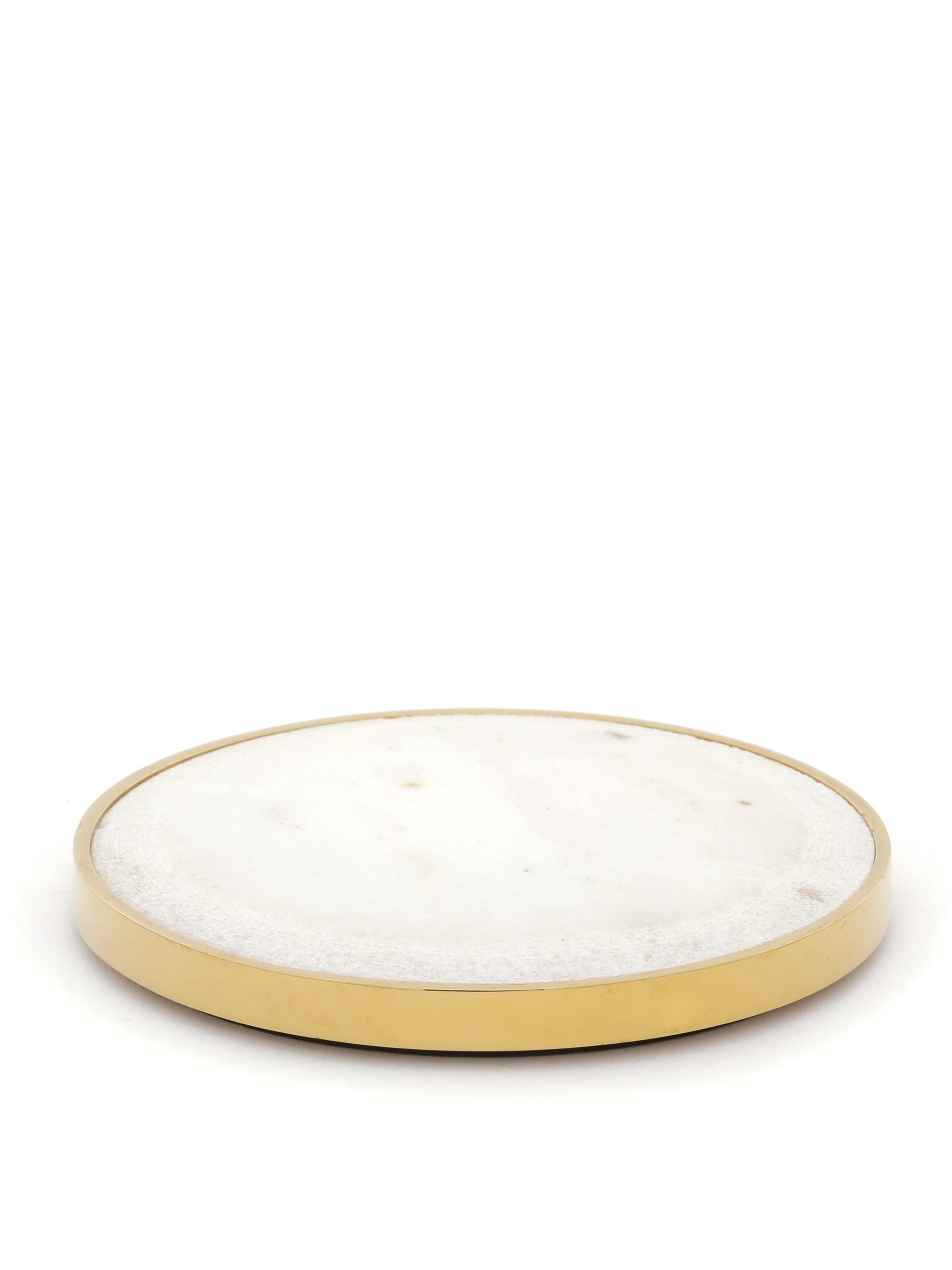 Marble Yang Pillar Candle Plates