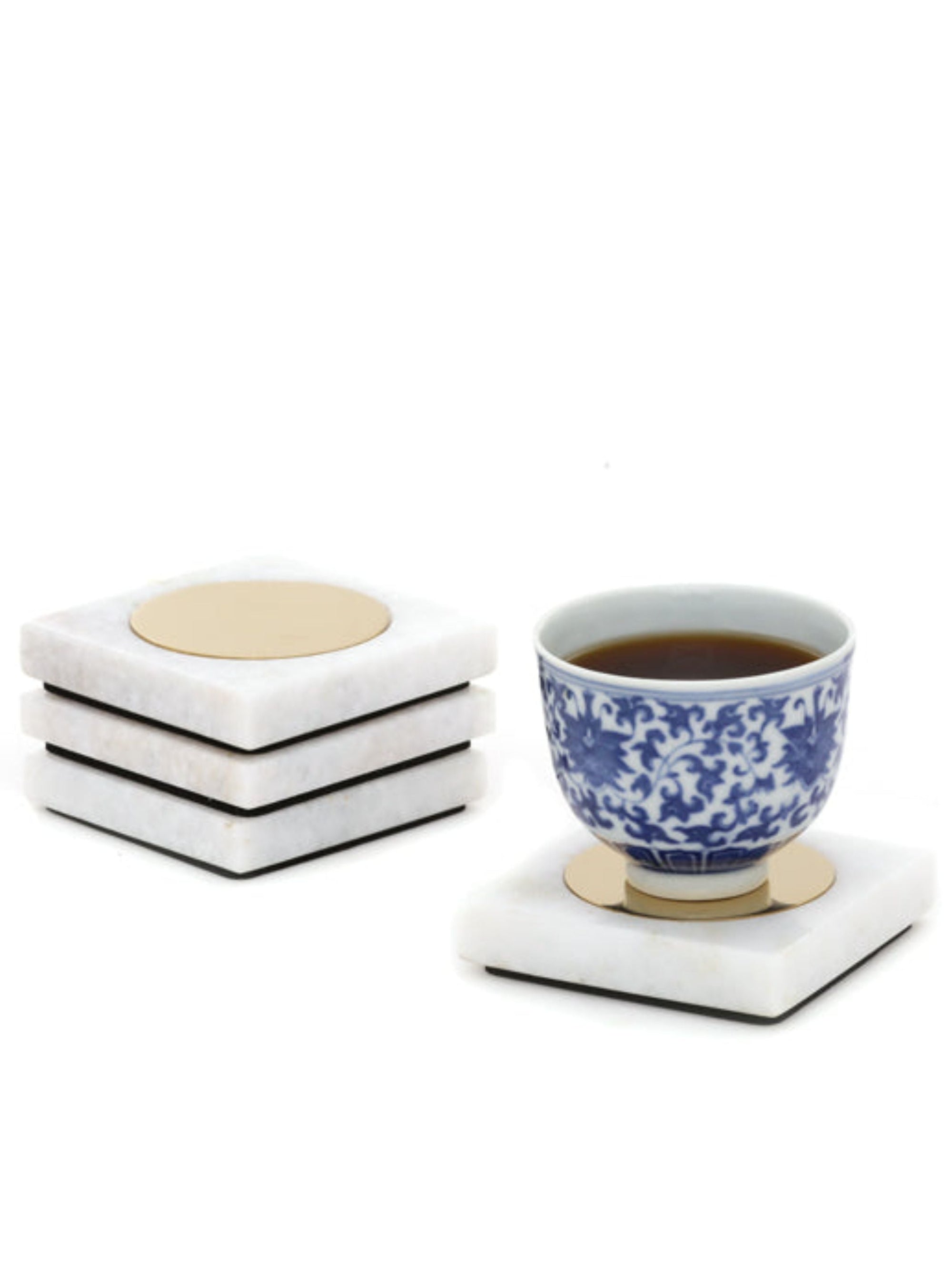 Marble Yang Coasters