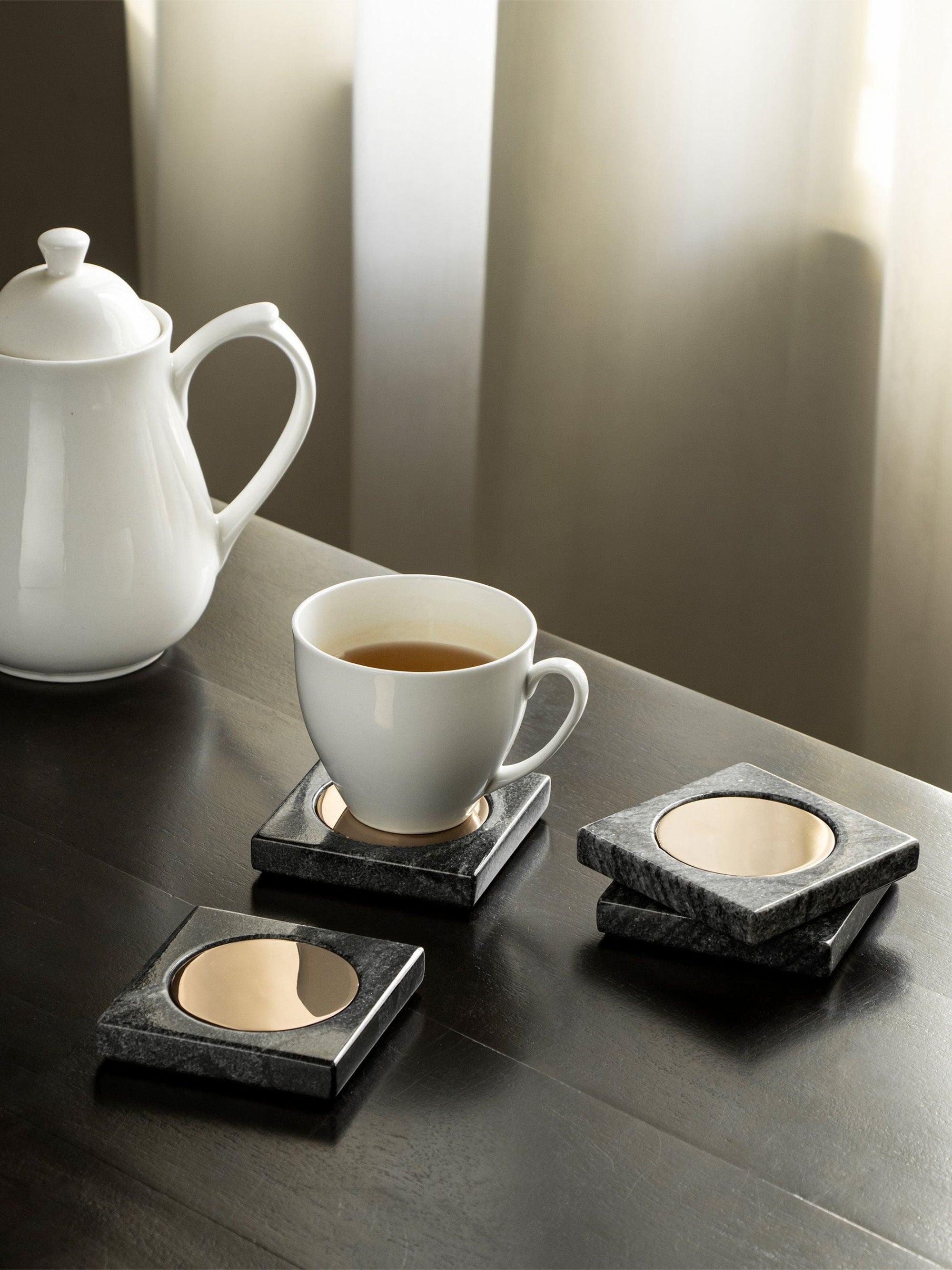 Marble Yin Coasters