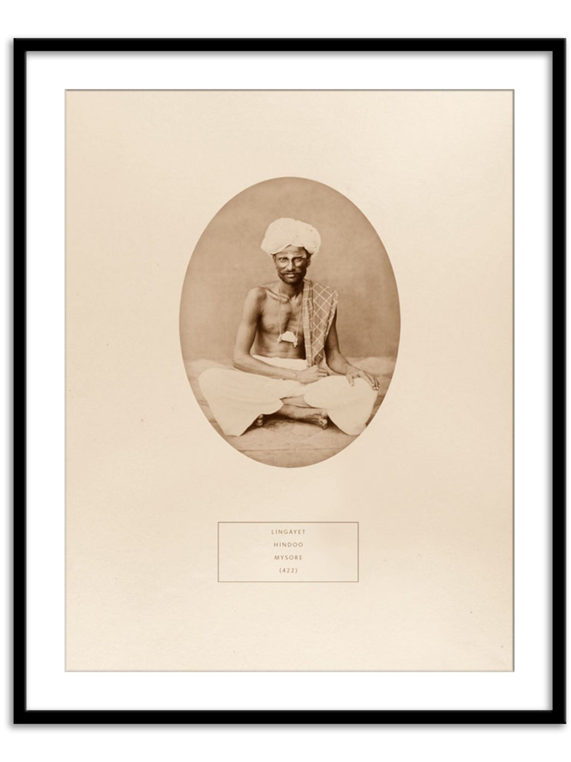 Wall Prints - A Lingayet Hindoo from Mysore