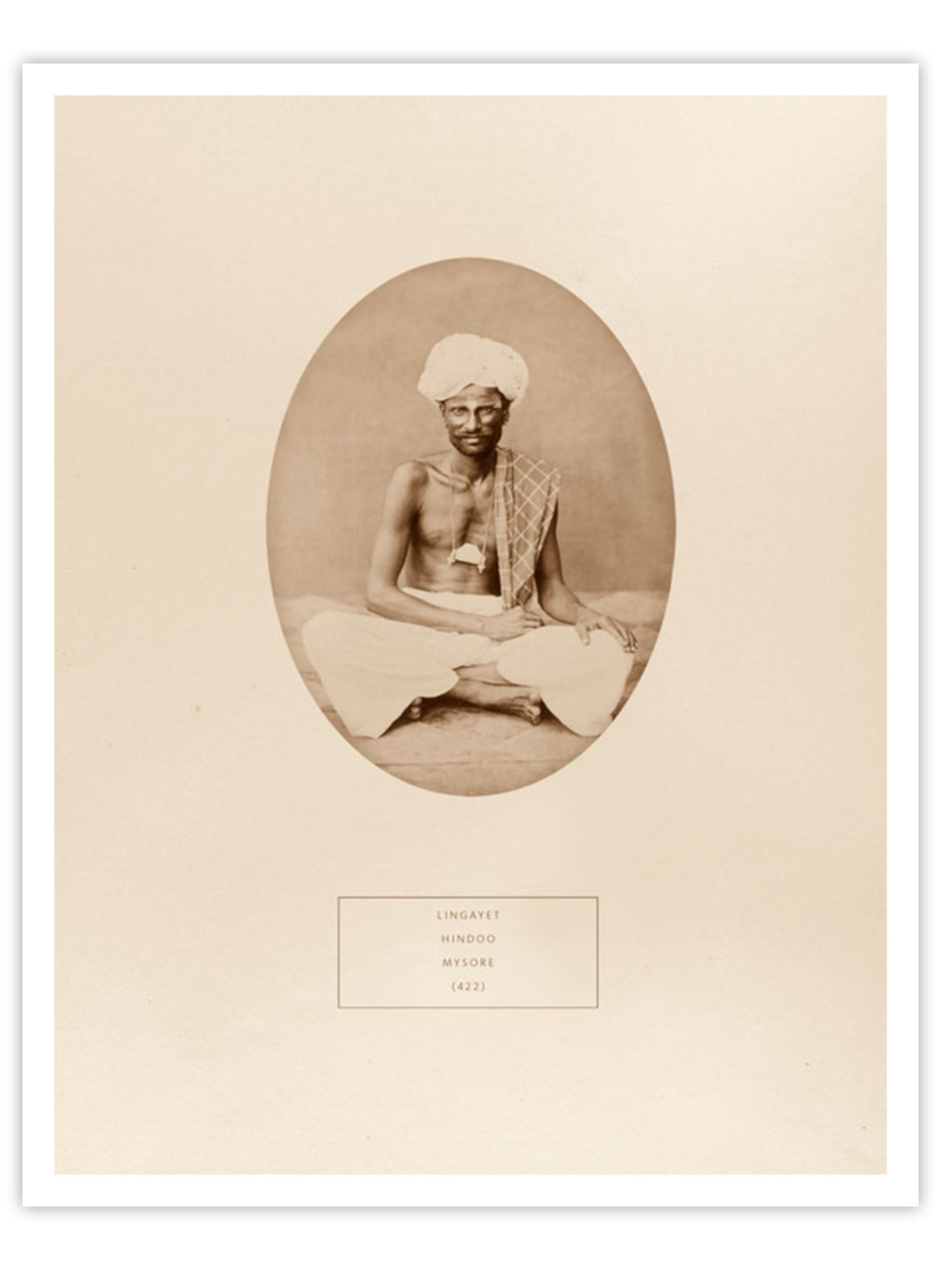 Wall Prints - A Lingayet Hindoo from Mysore