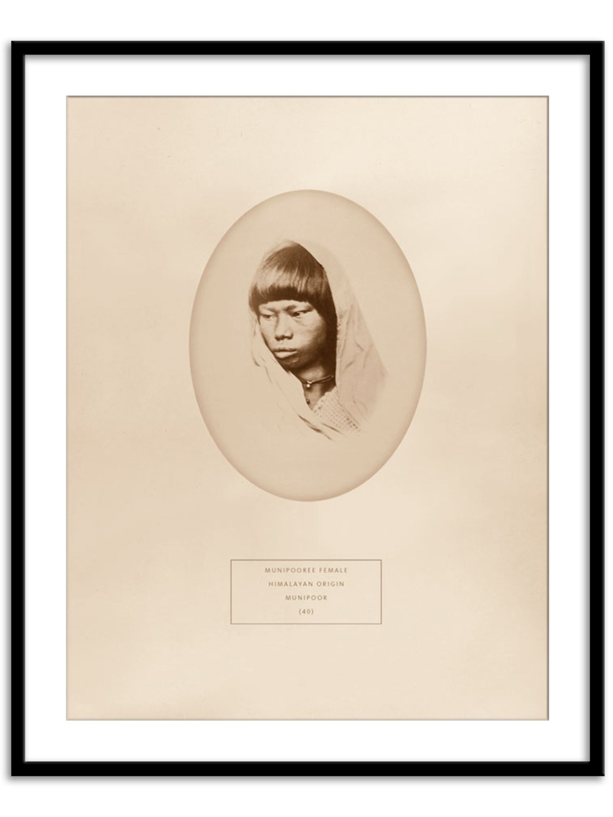 Wall Prints - A Munipooree female of Himalayan origin