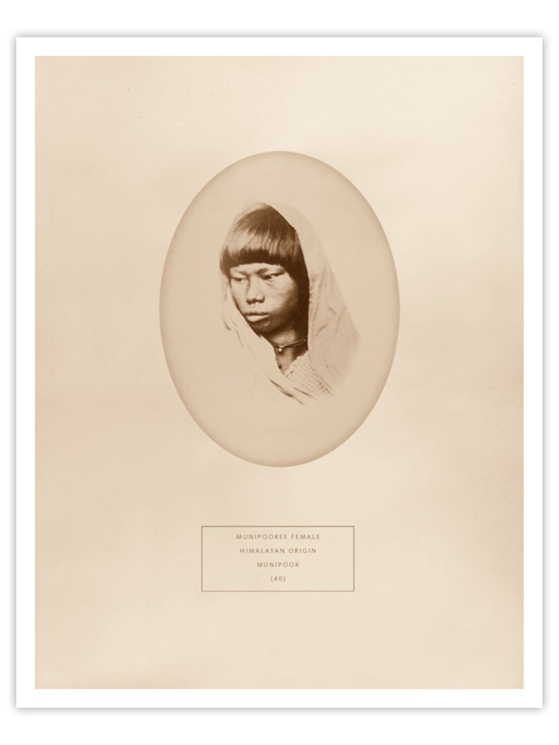 Wall Prints - A Munipooree female of Himalayan origin