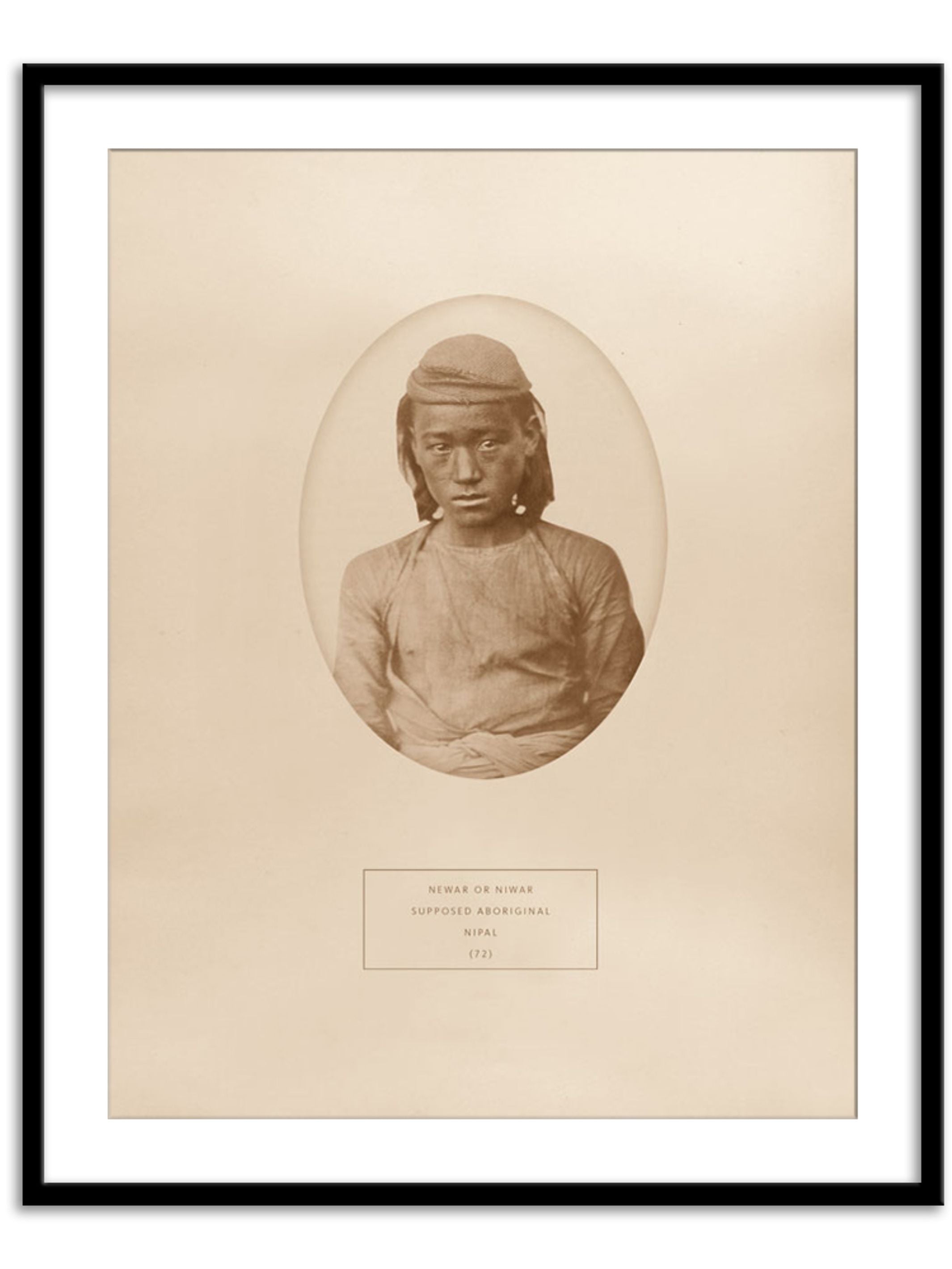 Wall Prints - A Newar from Nipal