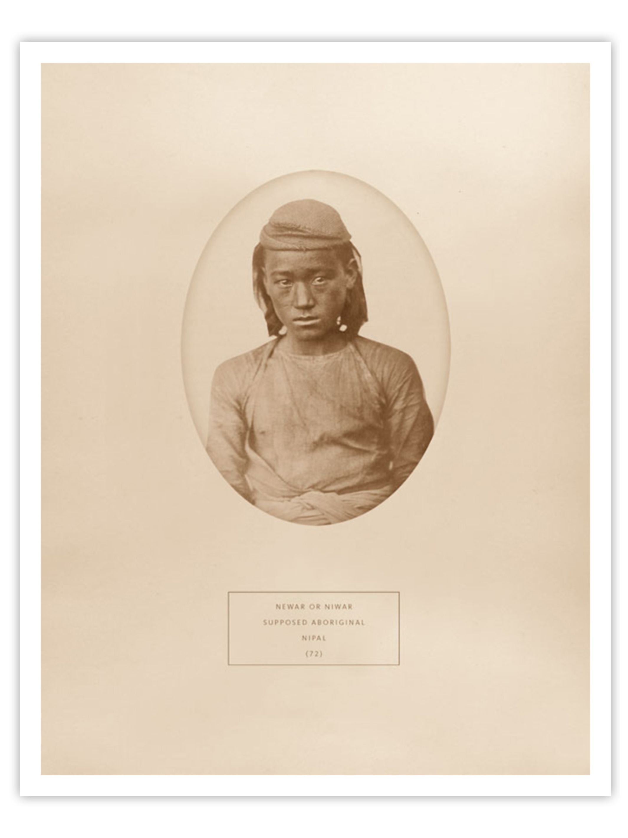 Wall Prints - A Newar from Nipal