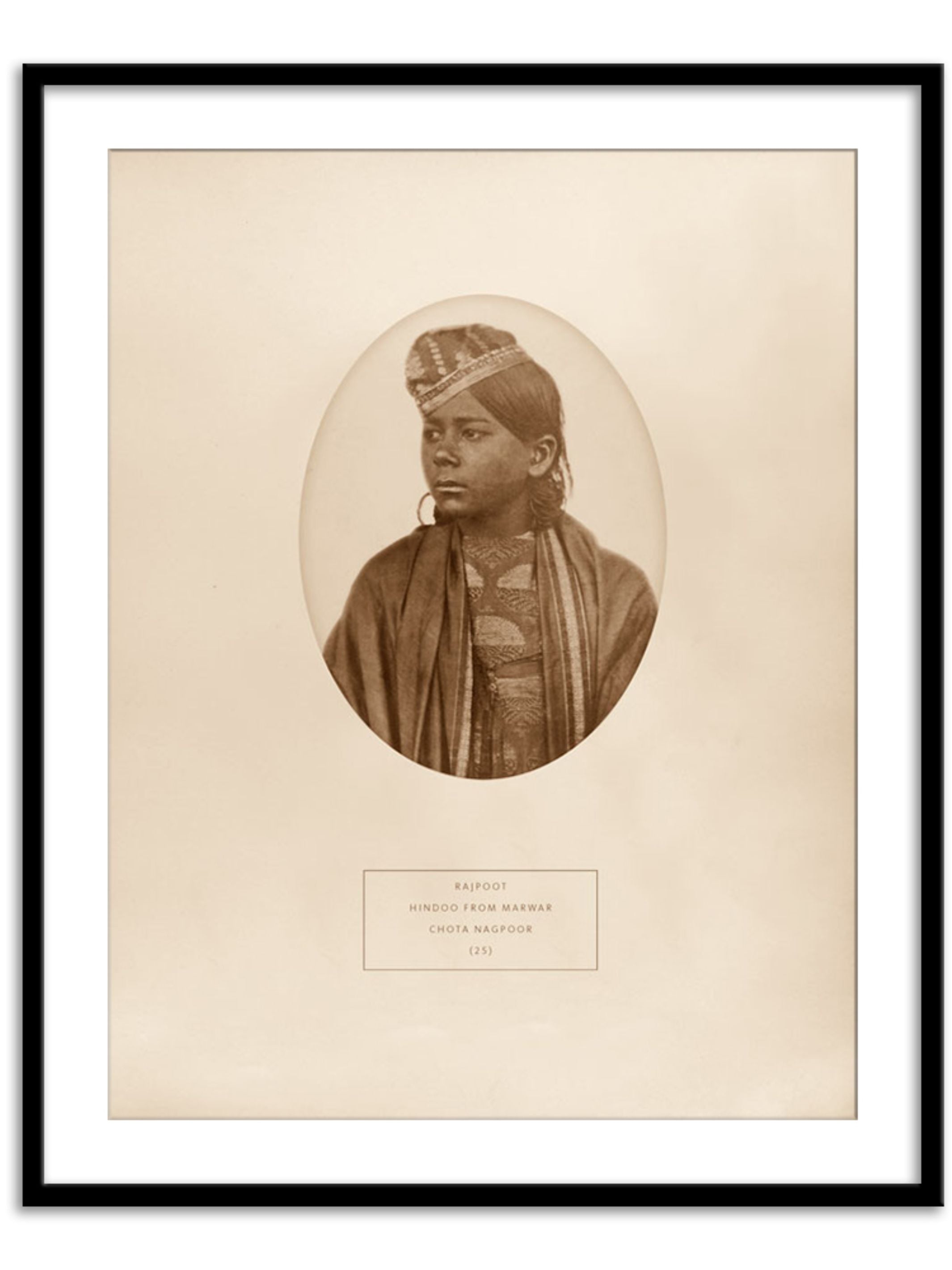 Wall Prints - A Rajpoot Hindoo from Marwar