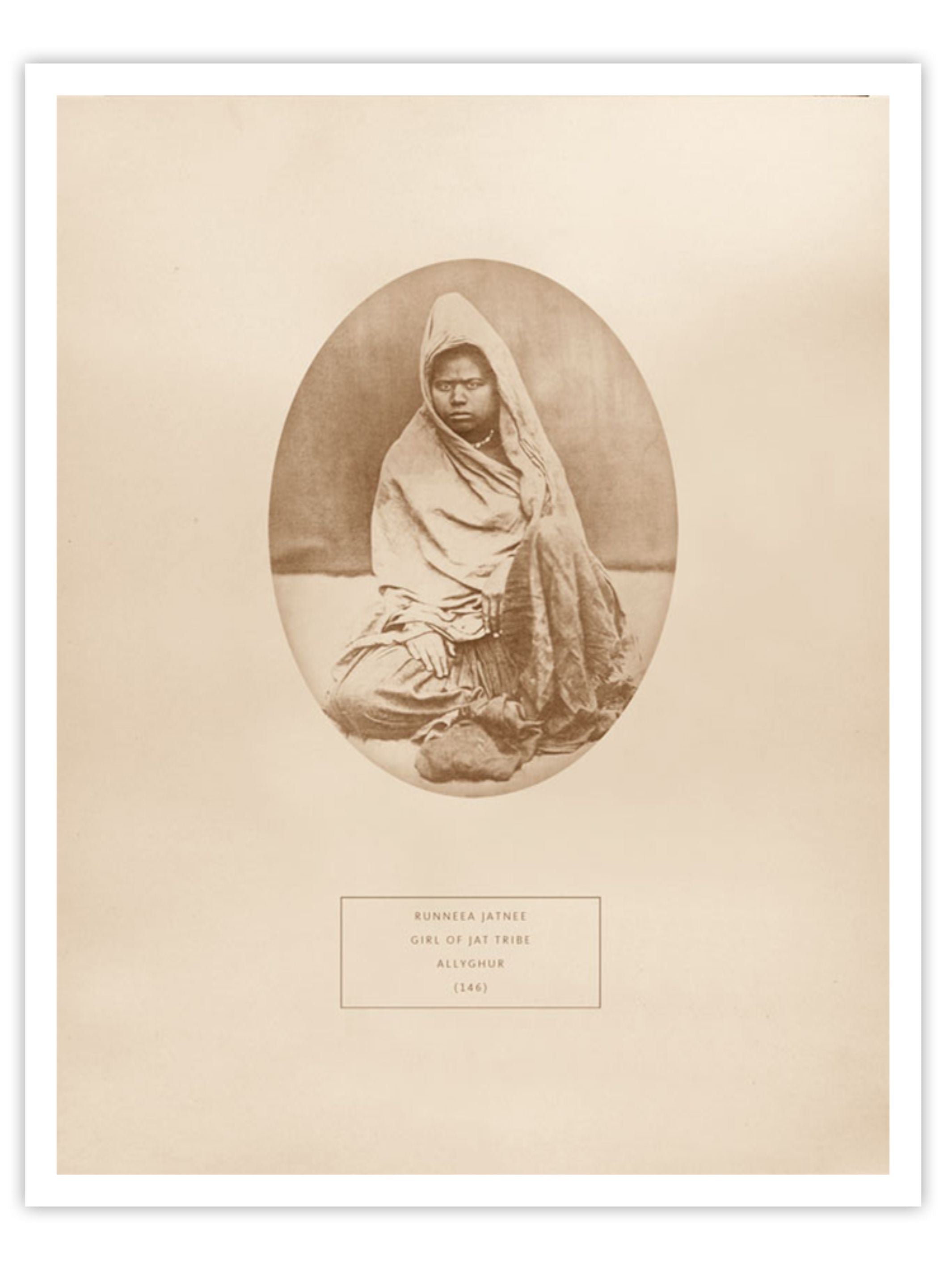 Wall Prints - A Runneea Jatnee girl of Jat tribe from Allyghur