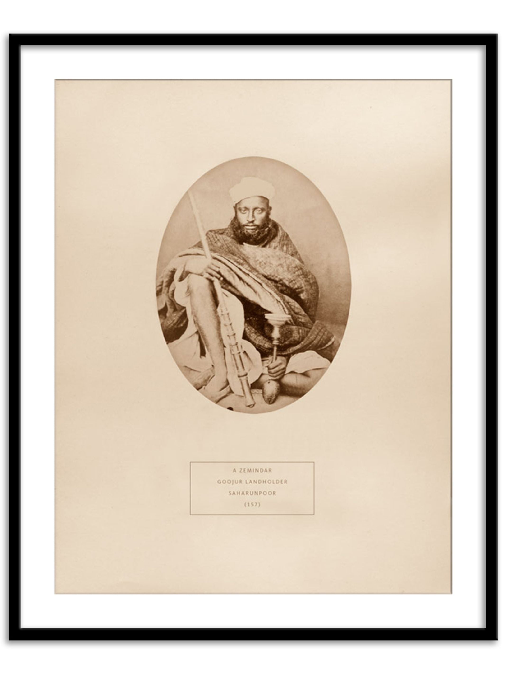 Wall Prints - A Zemindar - Goojur landholder from Saharunpoor