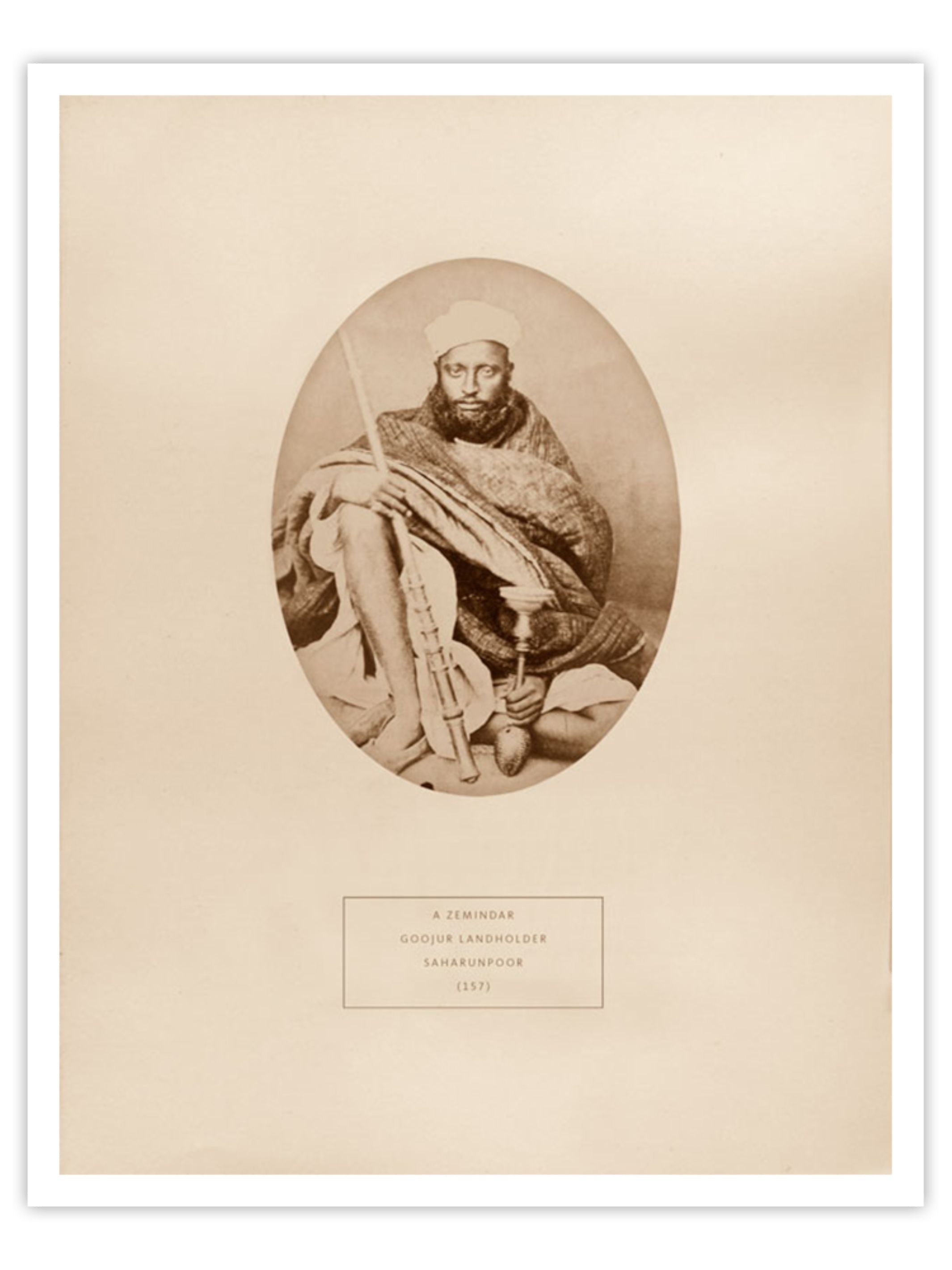 Wall Prints - A Zemindar - Goojur landholder from Saharunpoor