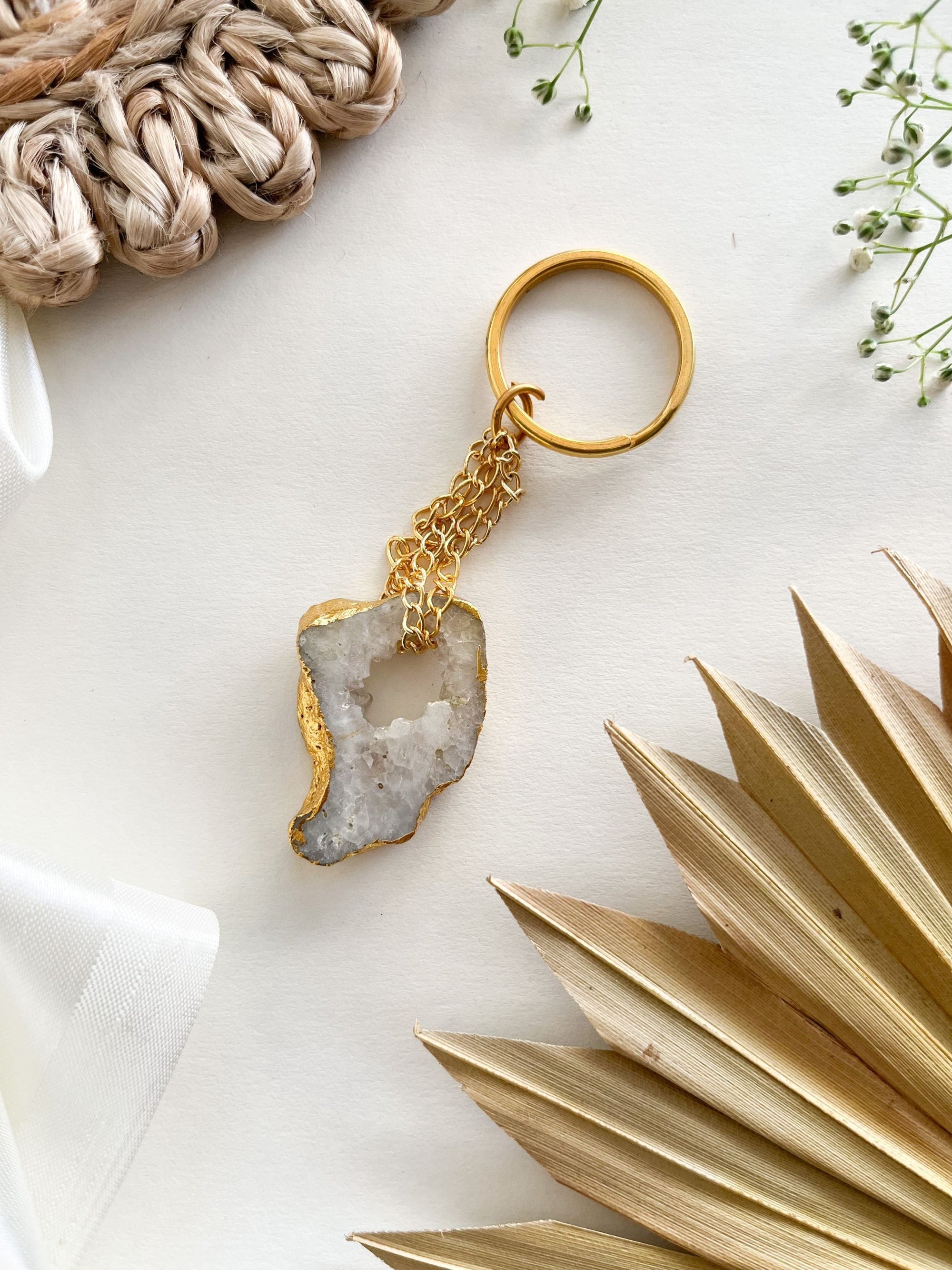 Keychain - Natural Agate
