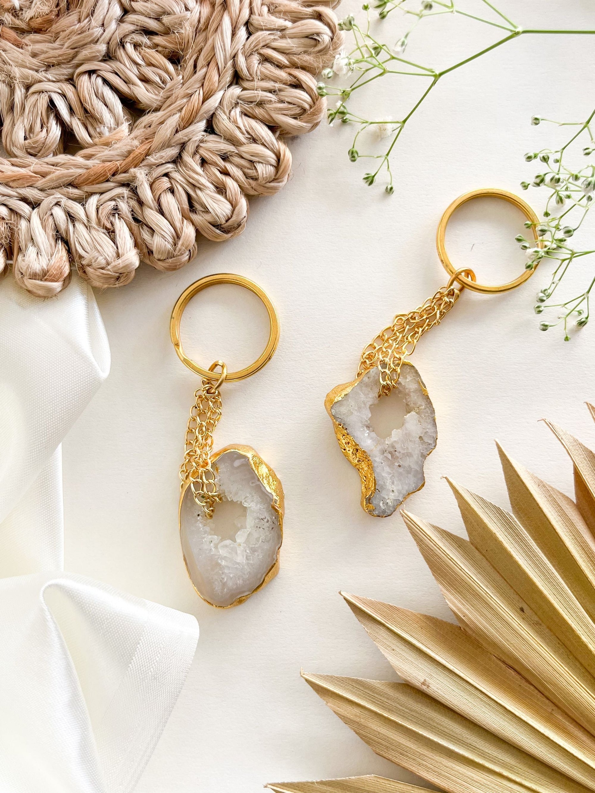 Keychain - Natural Agate