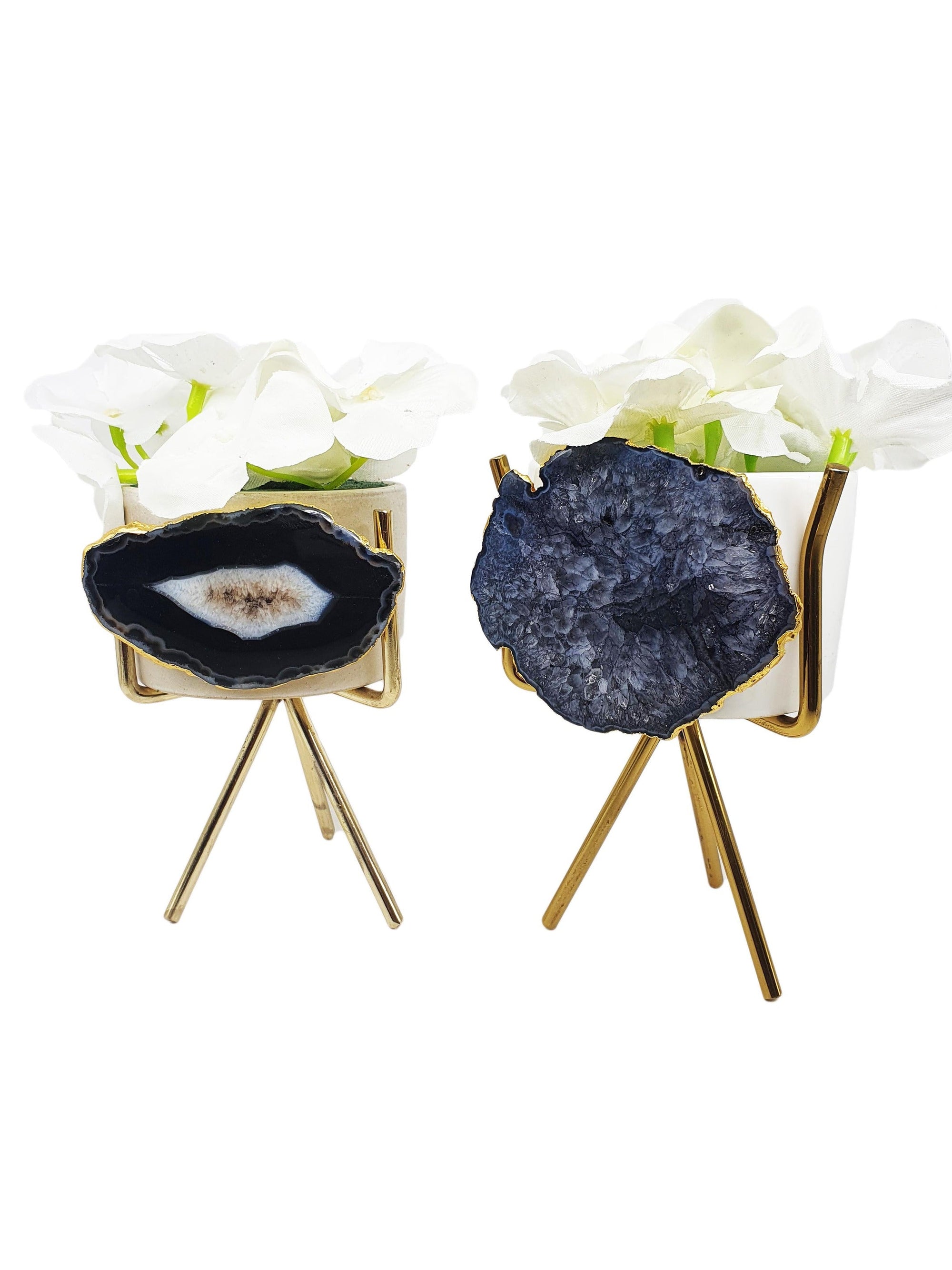 Agate Planter Black